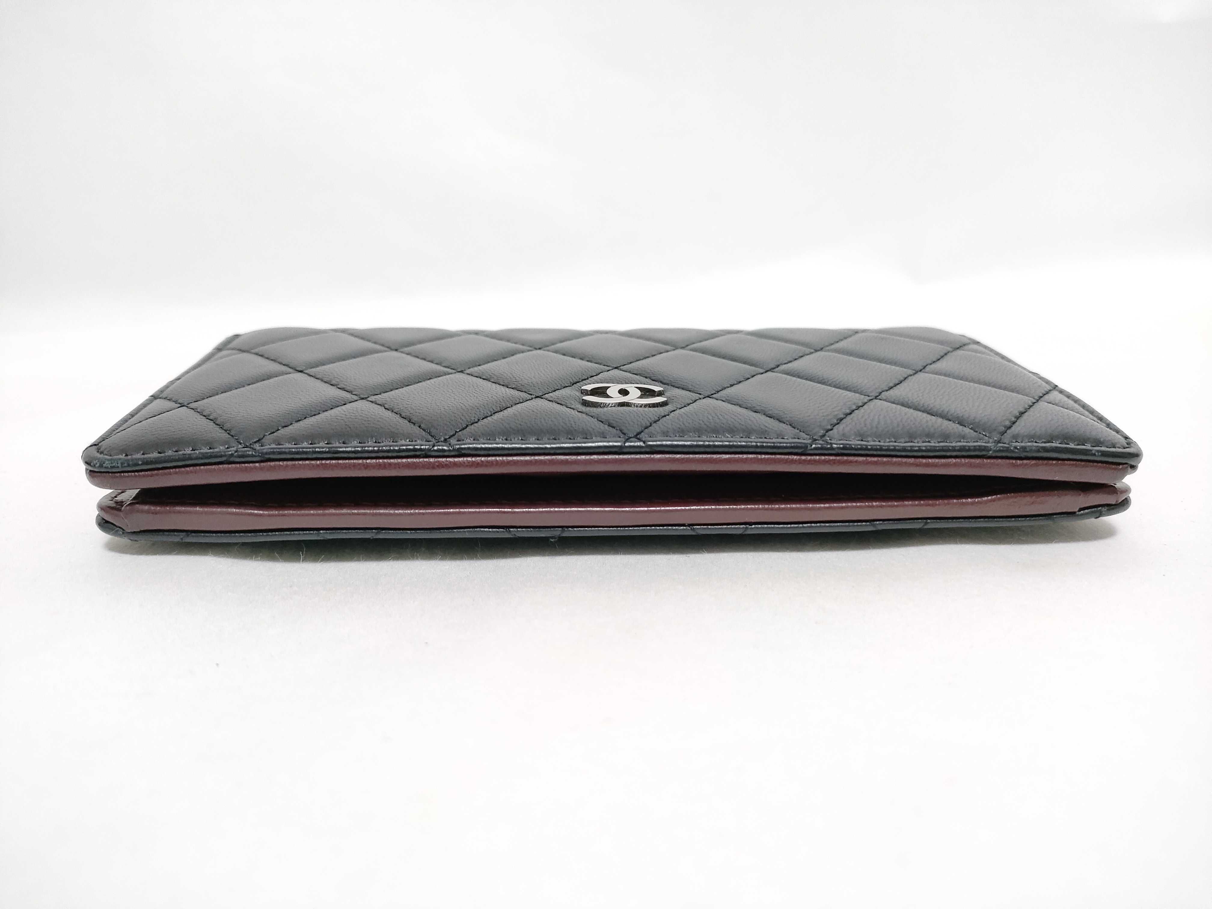 Lambskin Matelassé Long Wallet — view 5