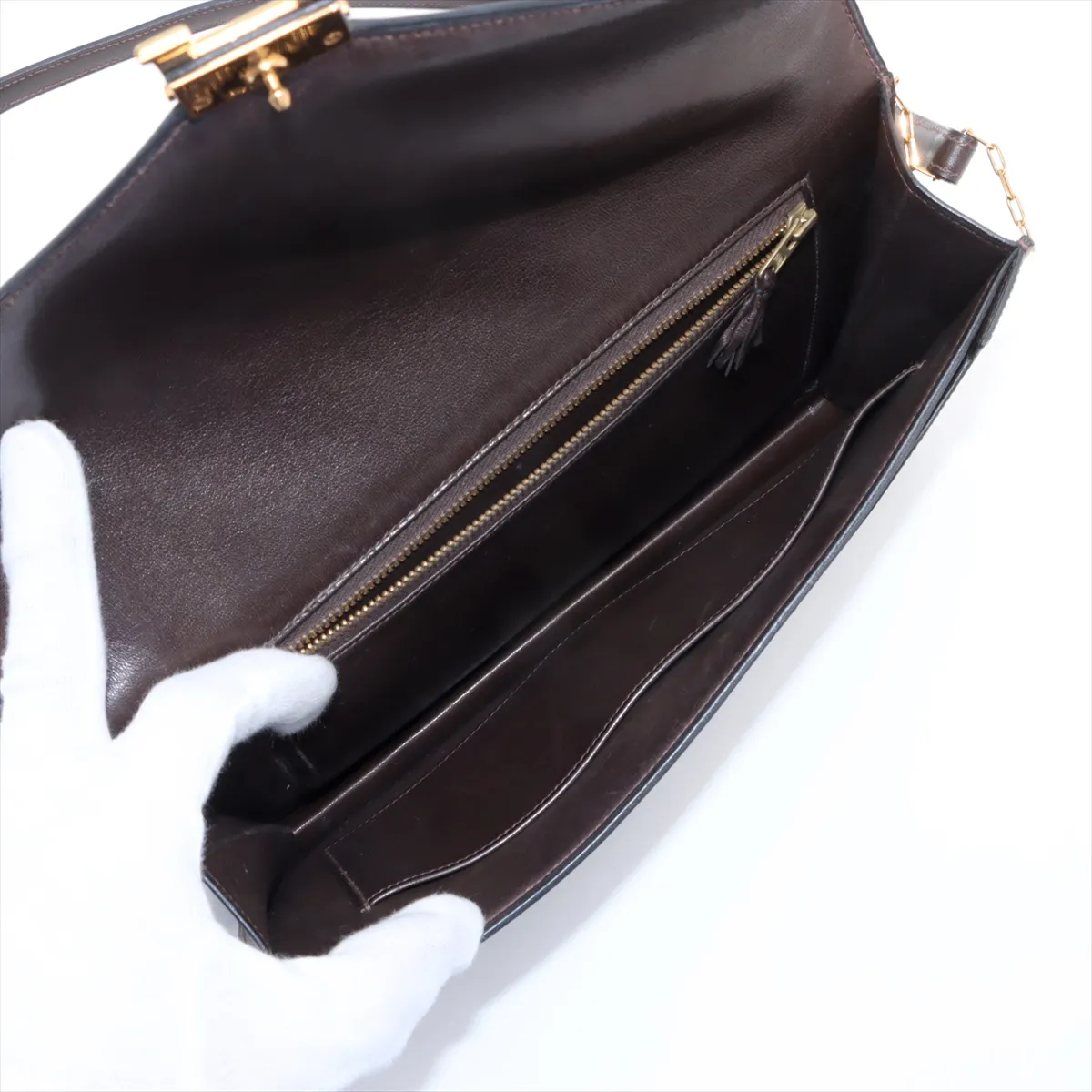 Liddy Box Calf Brown Gold Hardware I:1979 — view 6