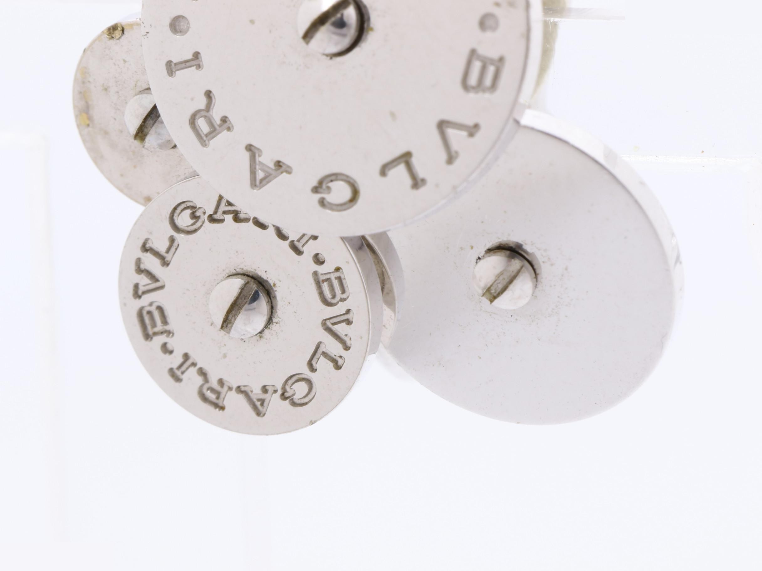 Cycladic (precious metal) earring (single earring) - 750WG / 8.1g (including silicone part) — view 3