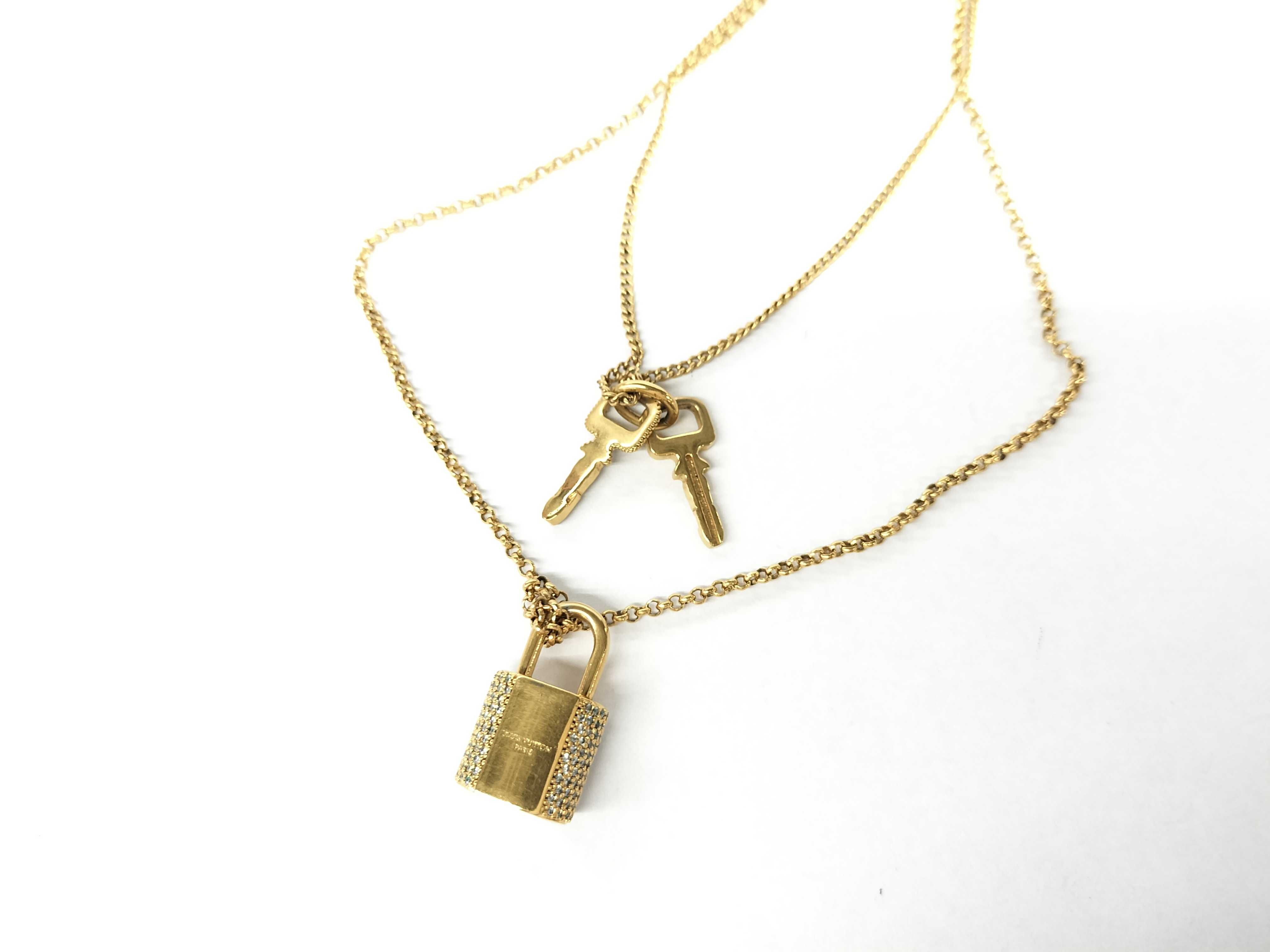 Padlock Gold Necklace — view 2