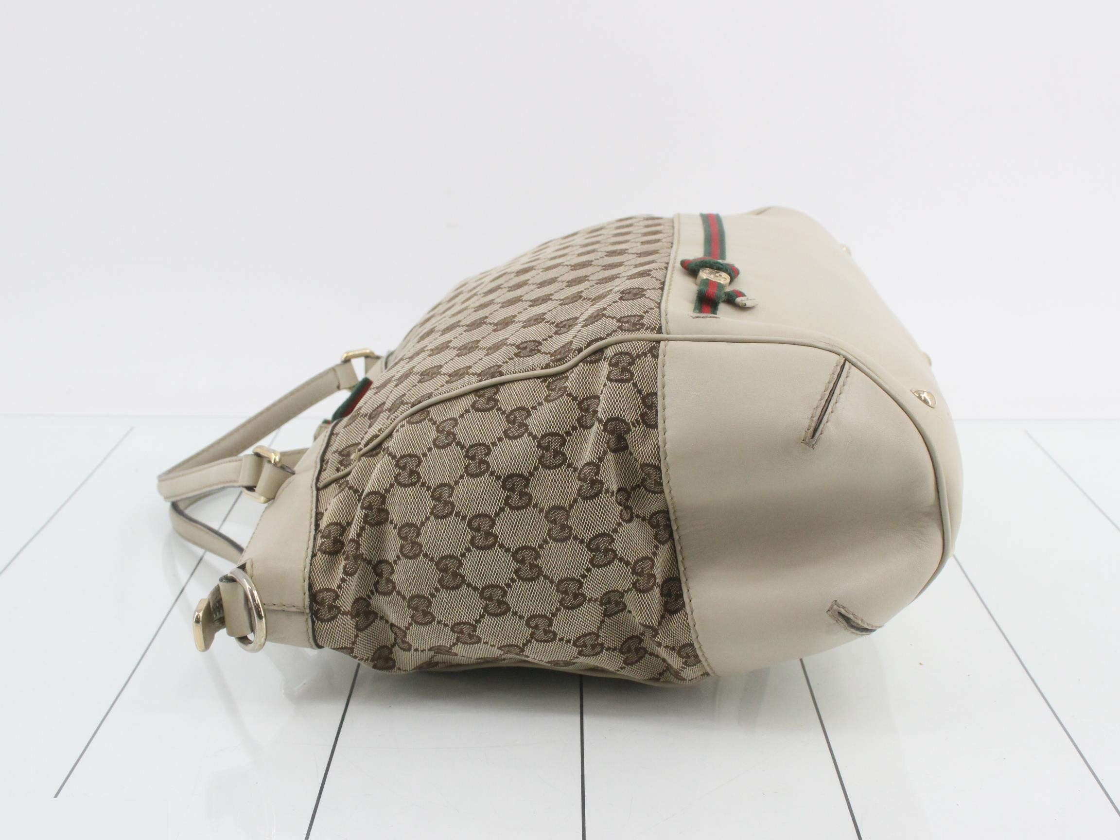 Princy GG Canvas Sherry Line Tote Bag — view 4