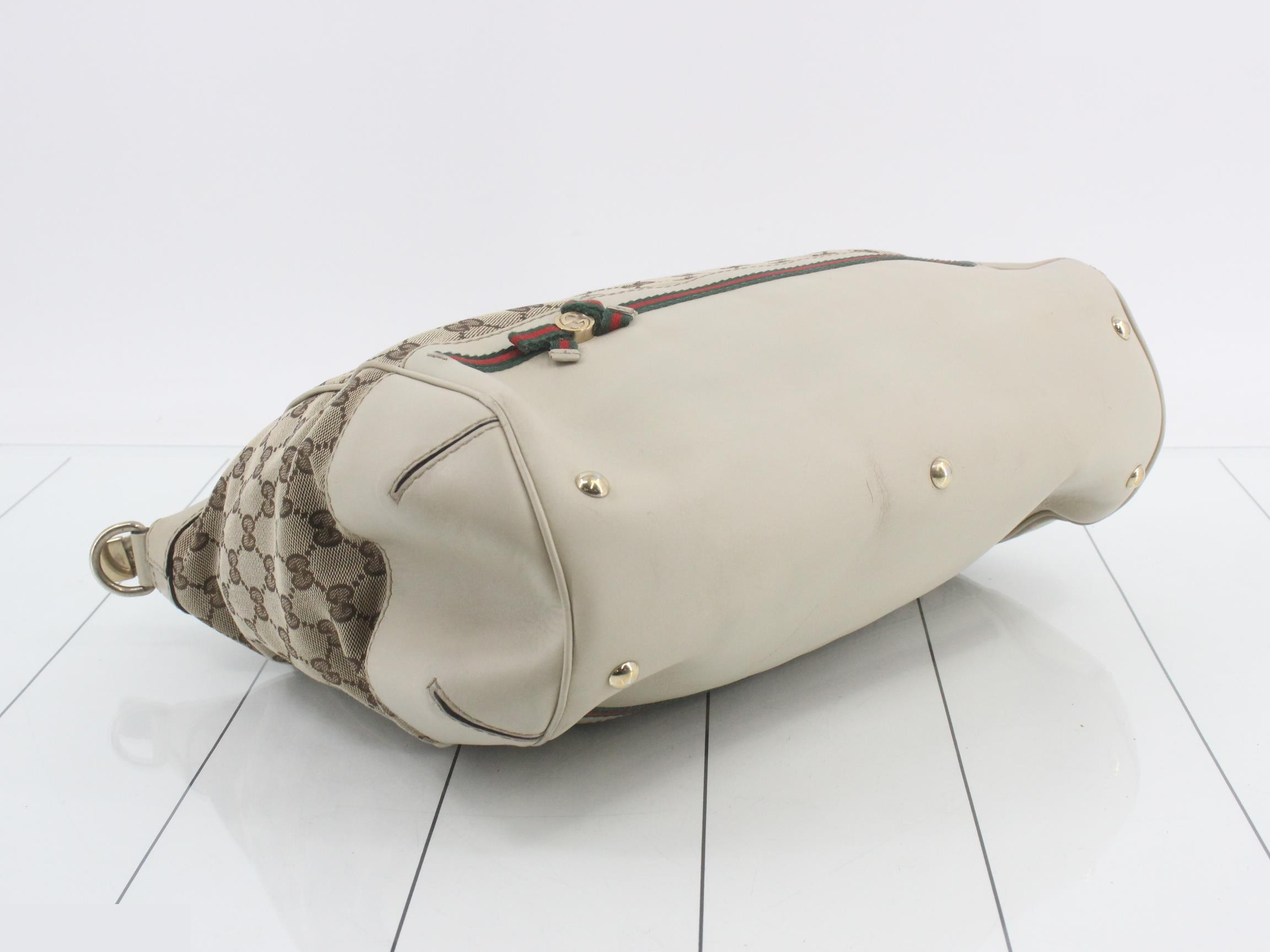 Princy GG Canvas Sherry Line Tote Bag — view 5