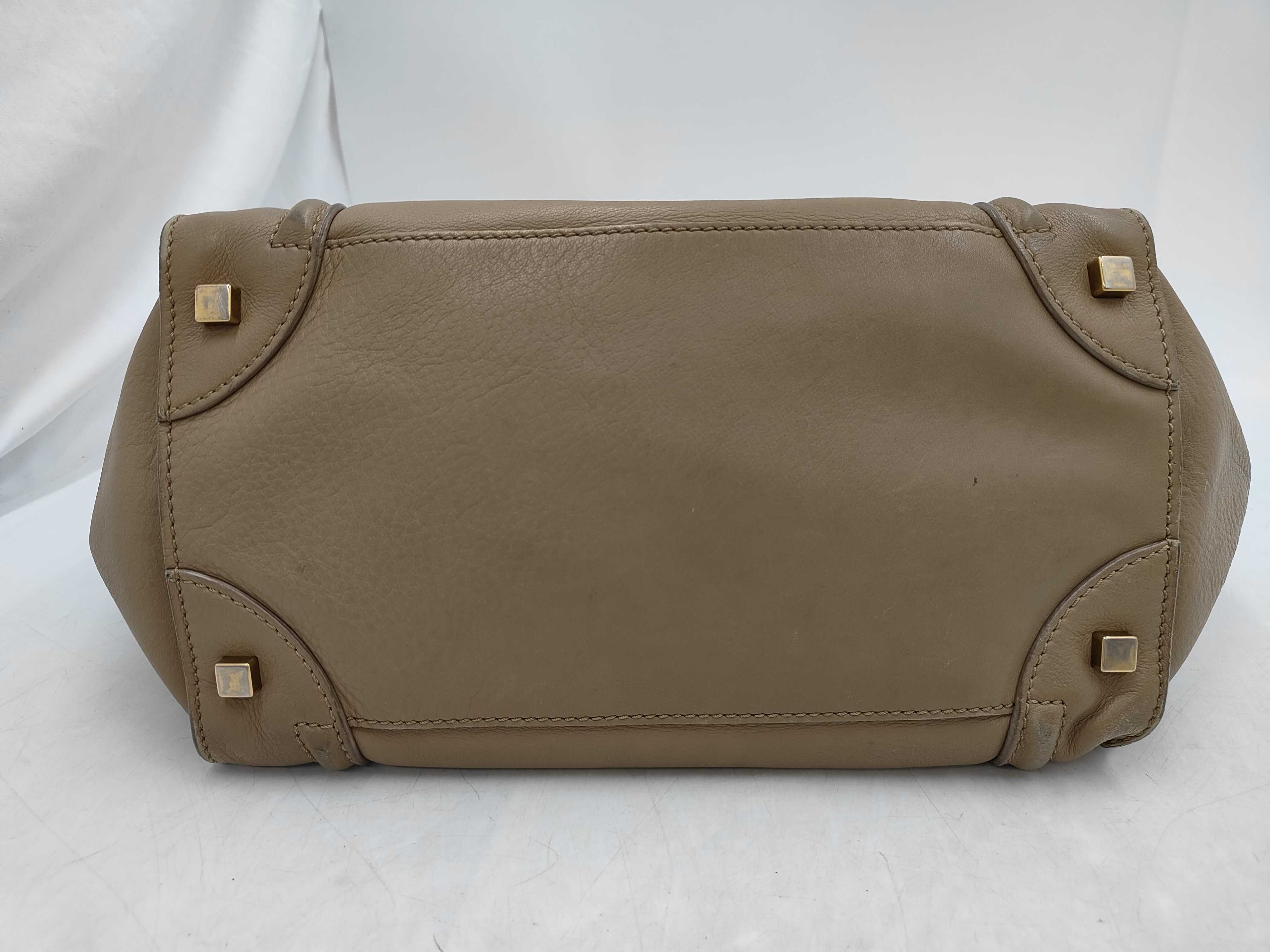 Luggage Mini Shopper Greige Handbag — view 8