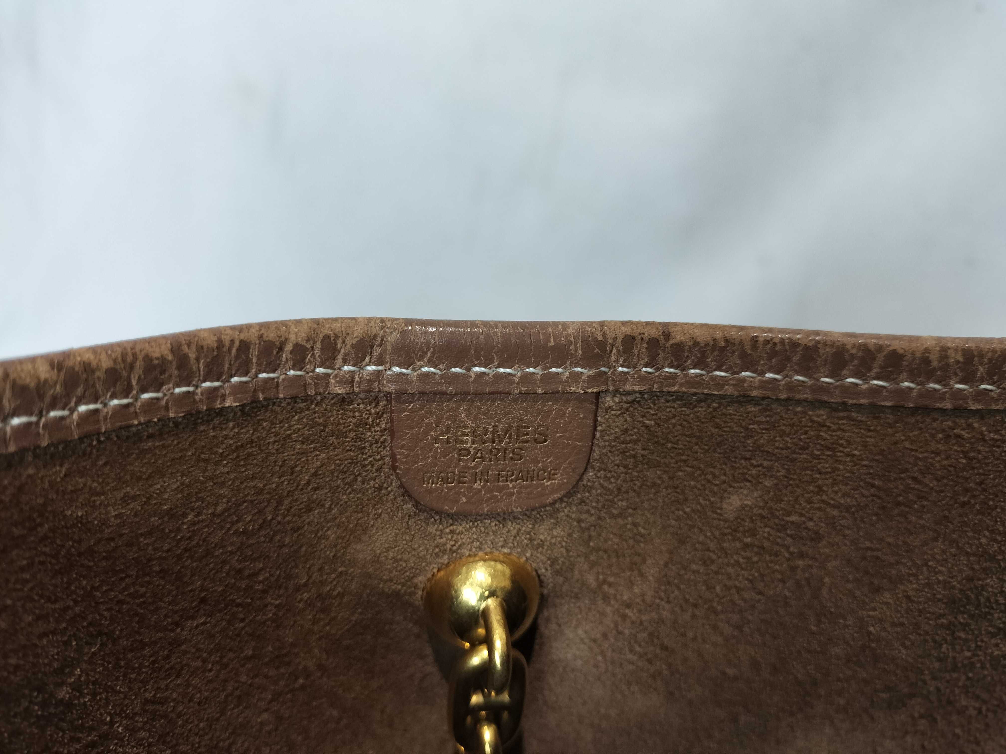 Vespa PM, Veau Epsom leather, gold, gold hardware, B: 1998, shoulder bag — view 10