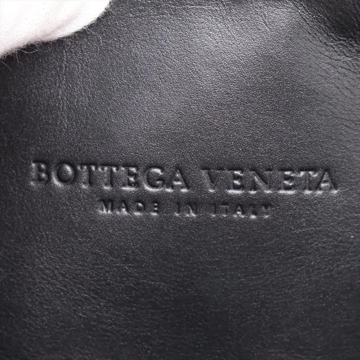 Intrecciato Roma Leather Handbag, Black — view 11