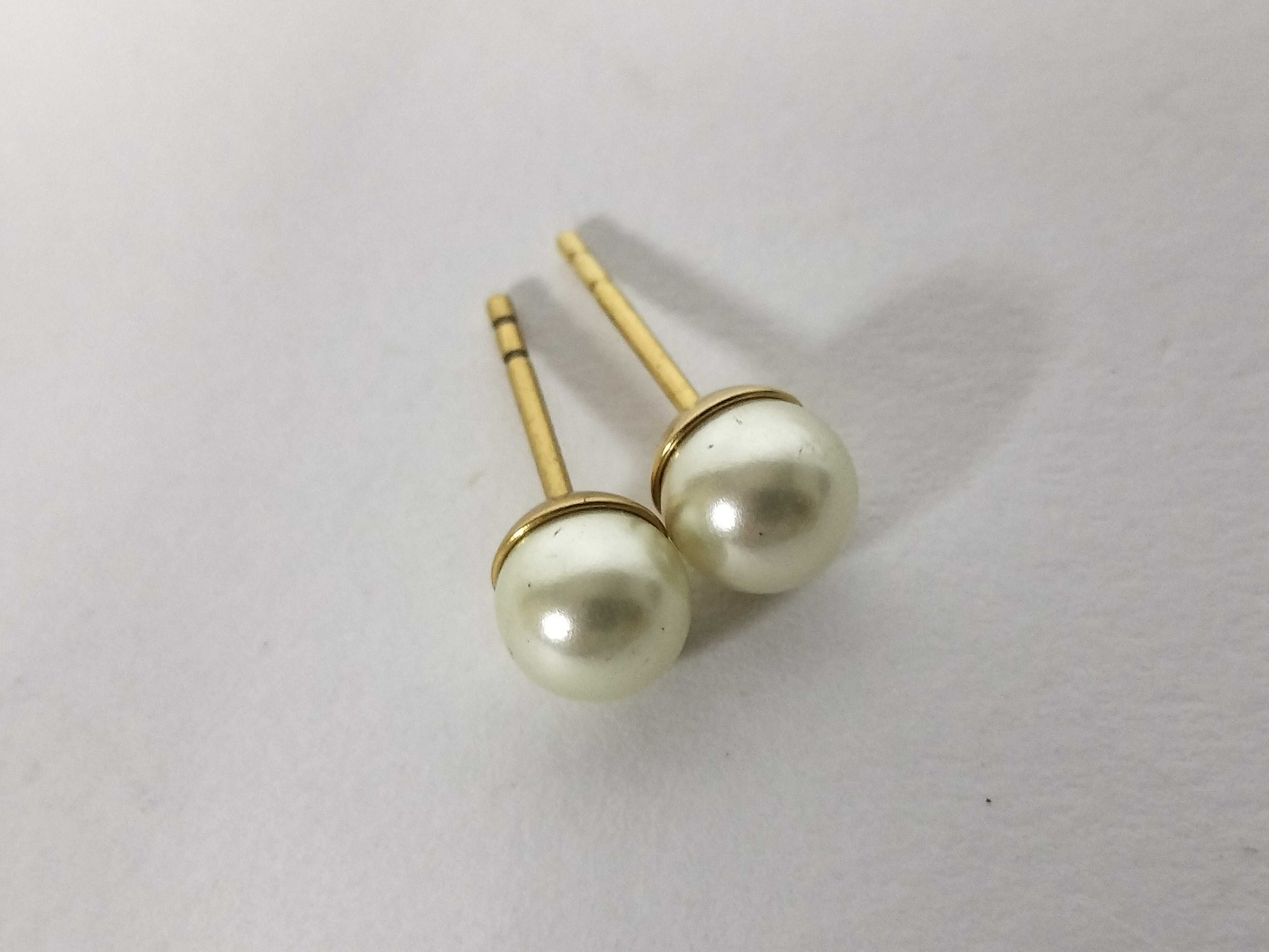 Tribal Pearl Rhinestone Earrings — view 7