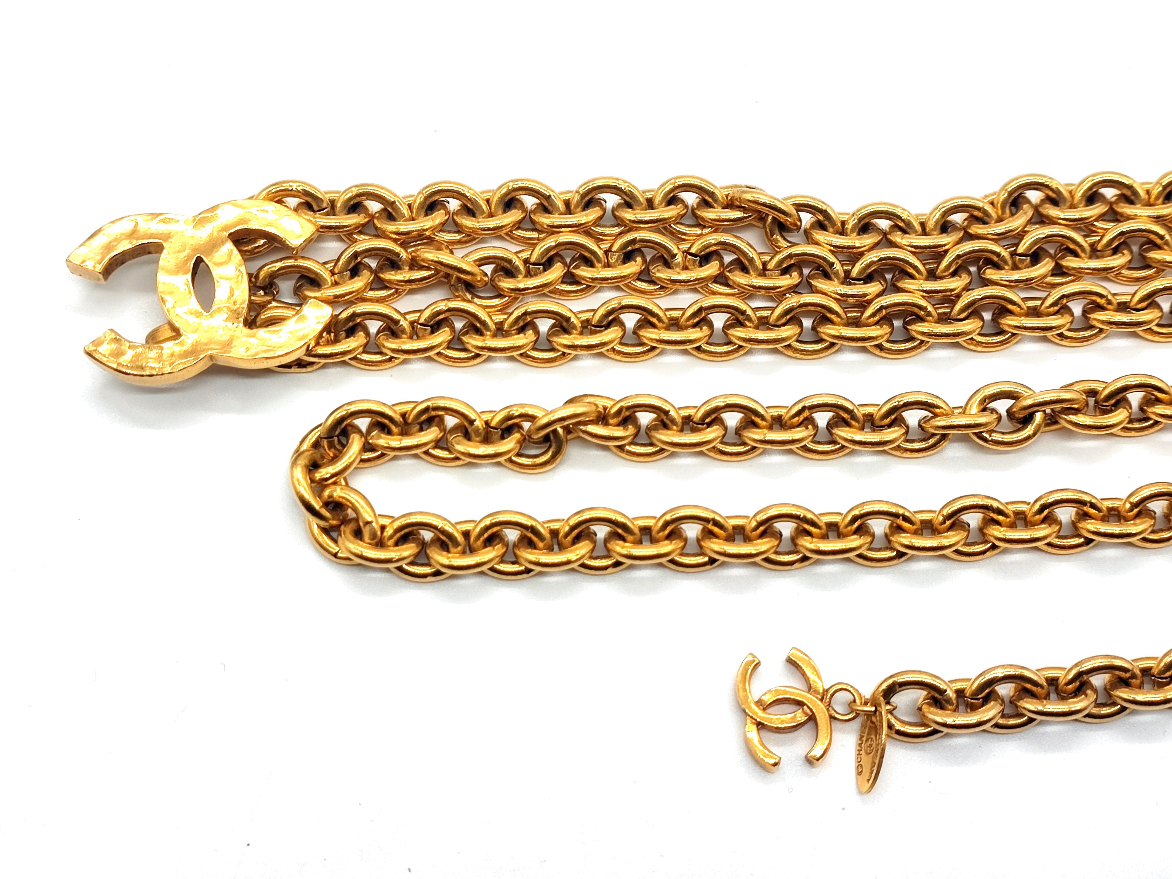 Double Coco Mark Chain Belt, Chain approx. 80cm — view 4