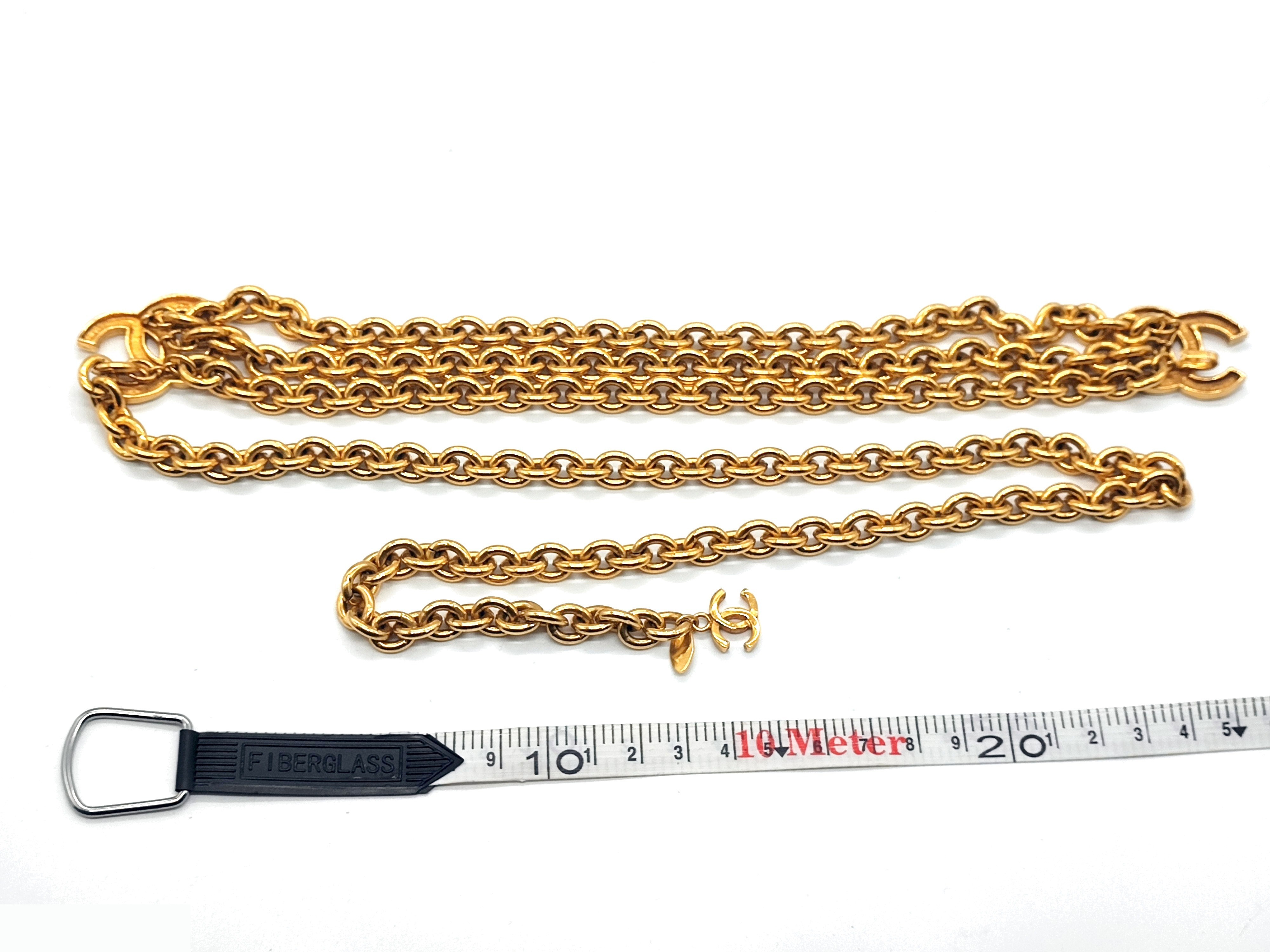 Double Coco Mark Chain Belt, Chain approx. 80cm — view 6