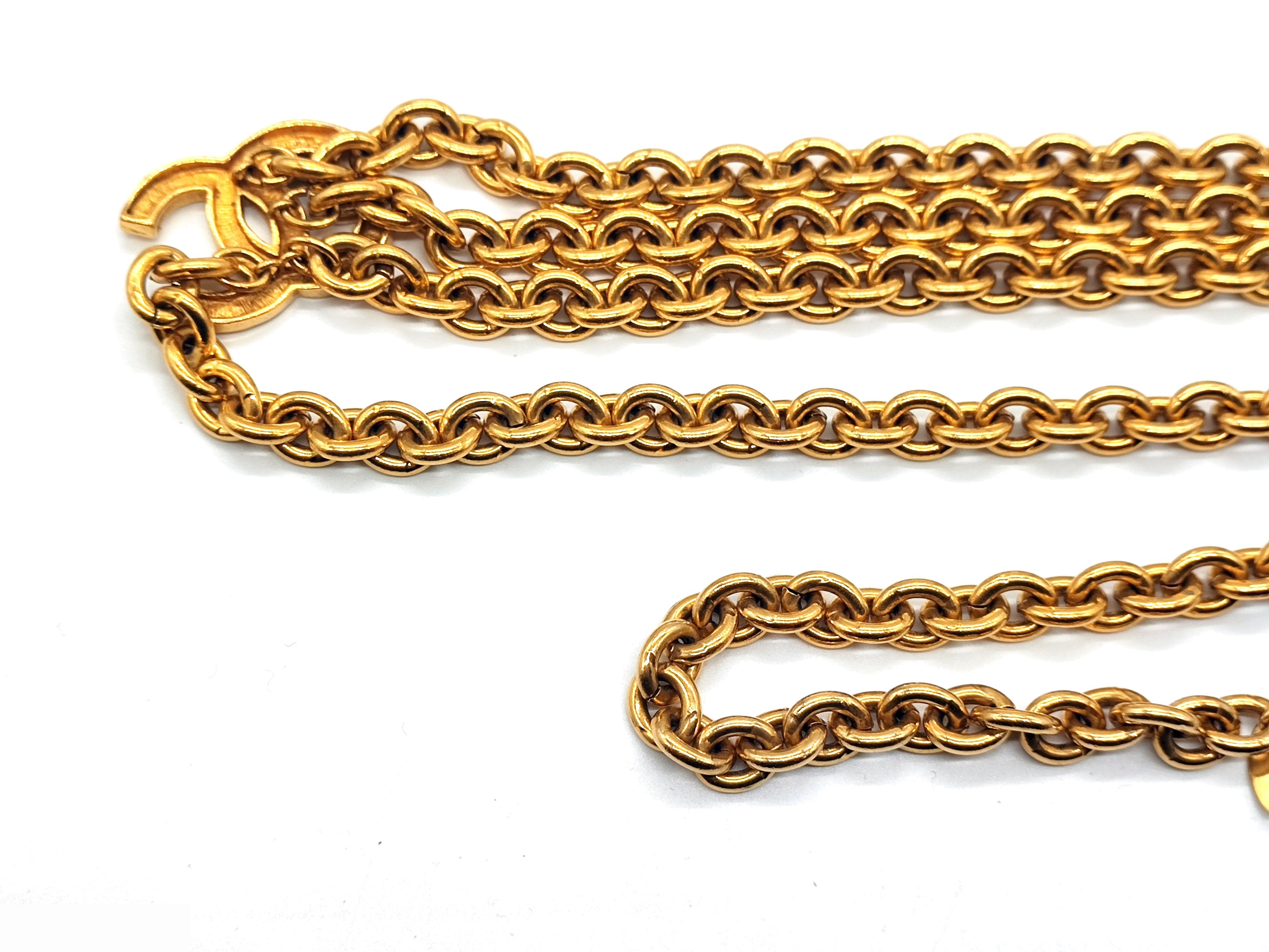 Double Coco Mark Chain Belt, Chain approx. 80cm — view 7