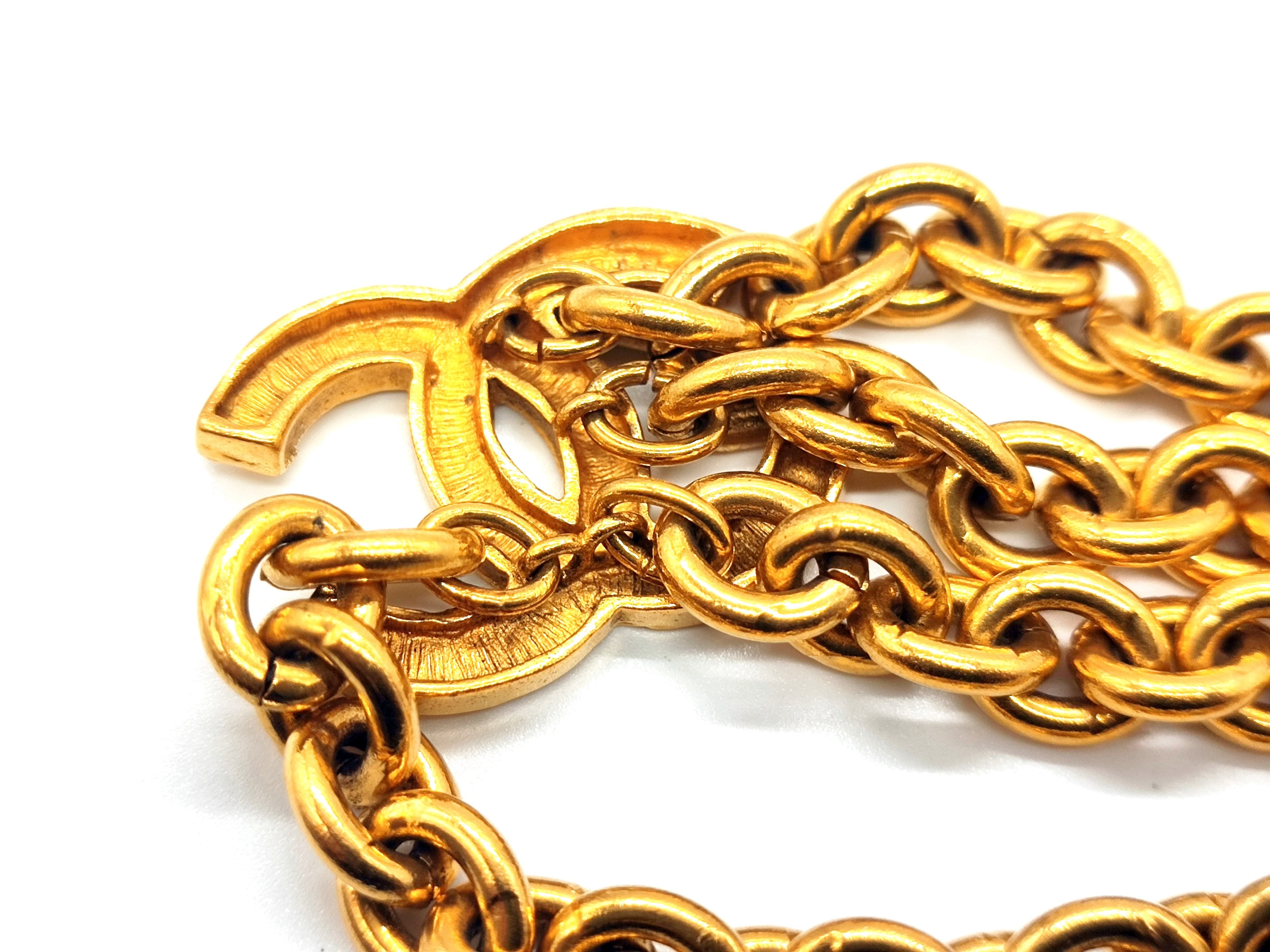 Double Coco Mark Chain Belt, Chain approx. 80cm — view 9