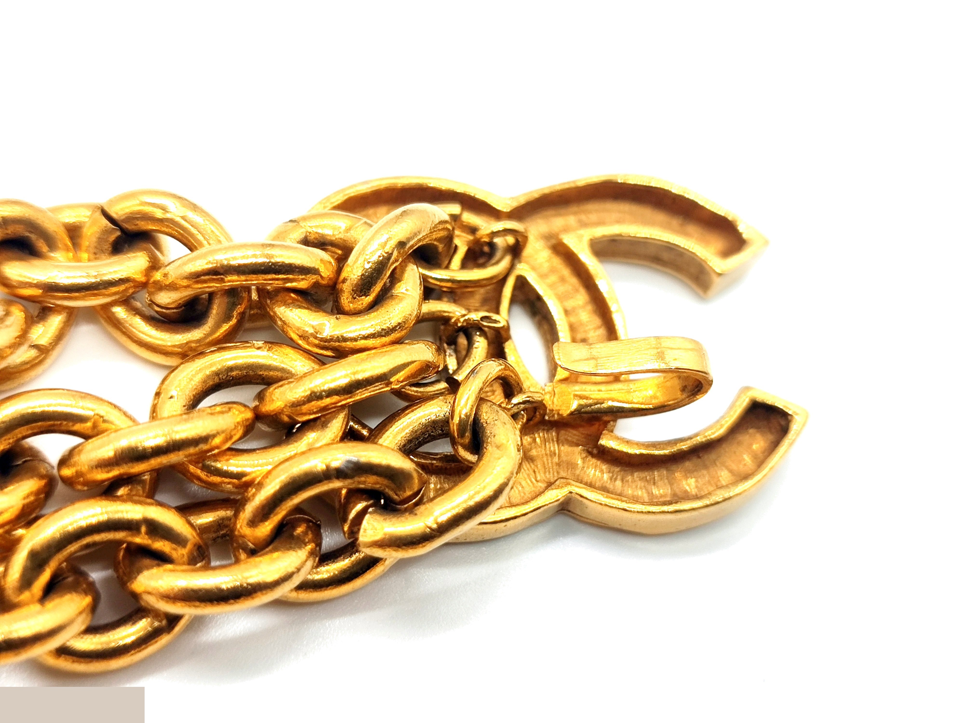 Double Coco Mark Chain Belt, Chain approx. 80cm — view 10