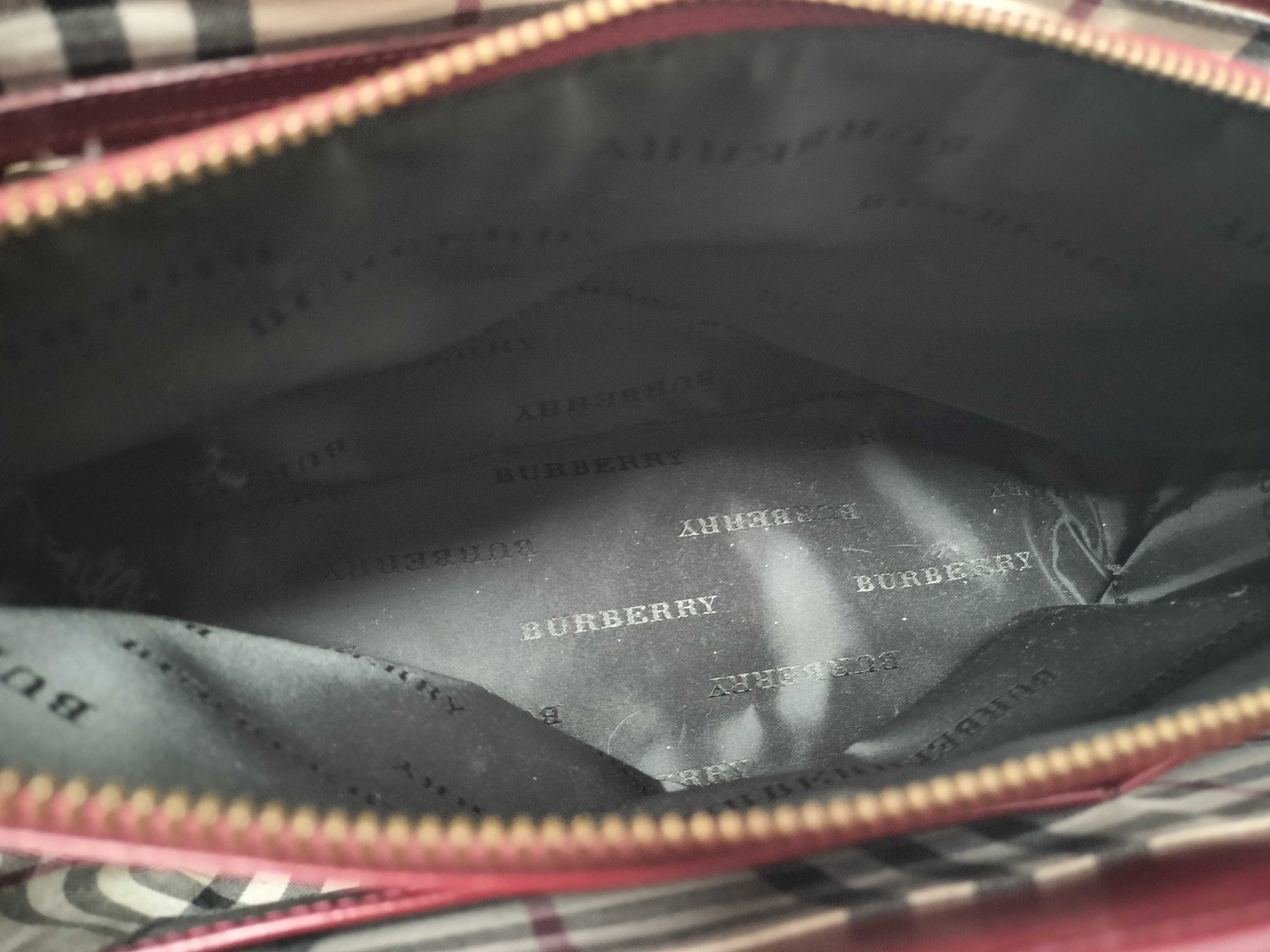 HAND LEATHER RED TOTE BAG — view 11