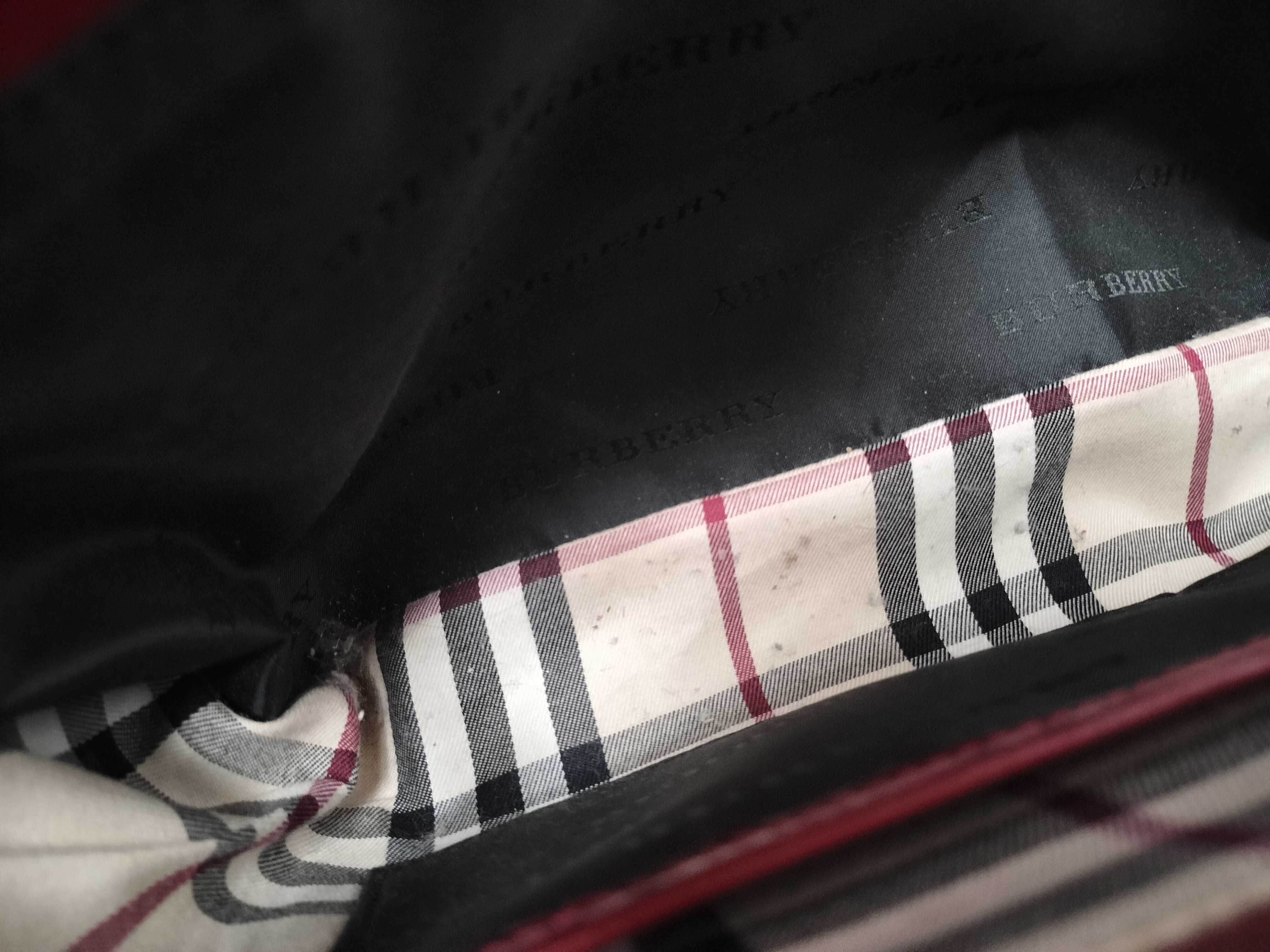 HAND LEATHER RED TOTE BAG — view 13