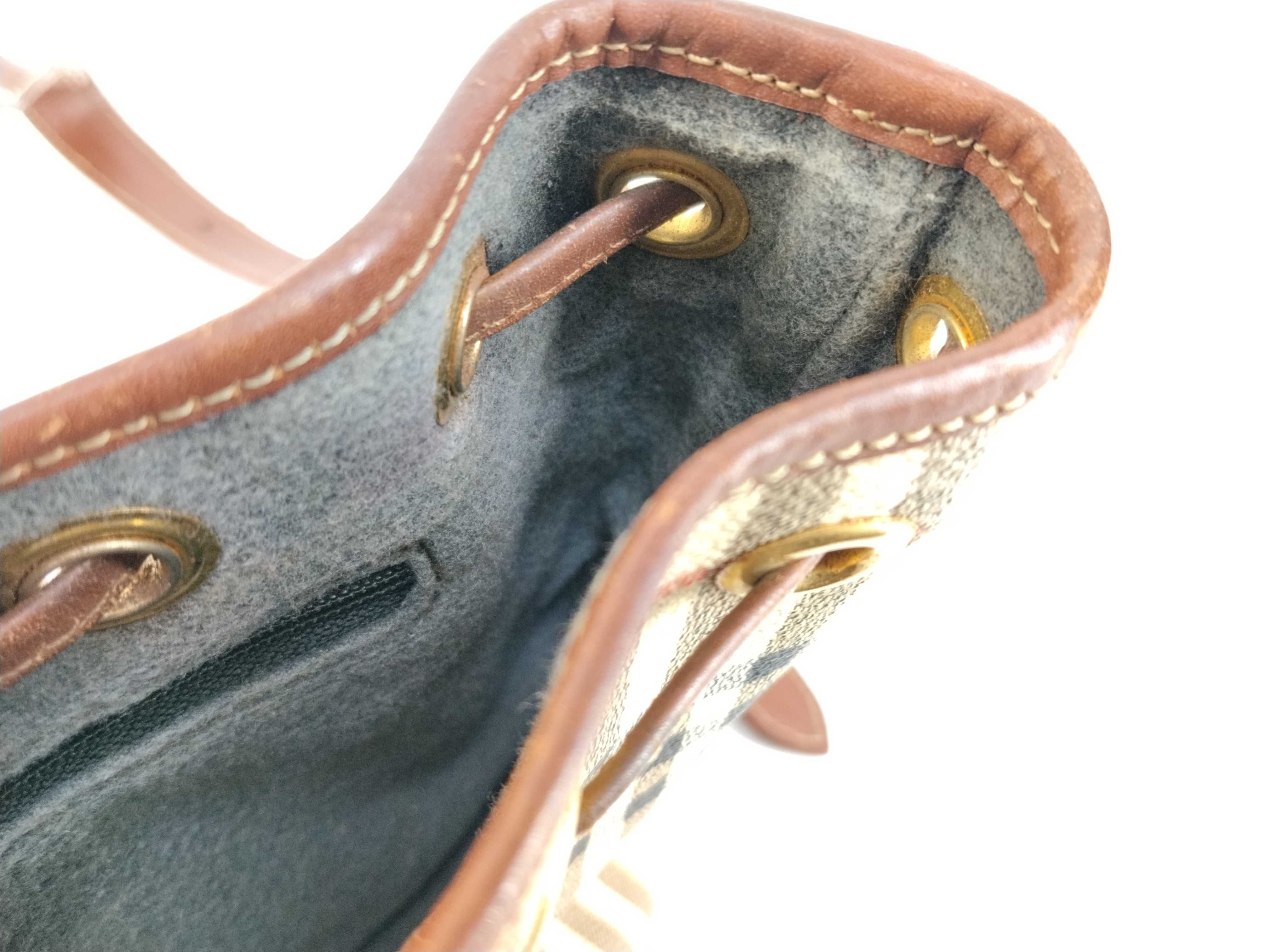 Nova Check Drawstring Shadow Horse Shoulder Bag — view 13