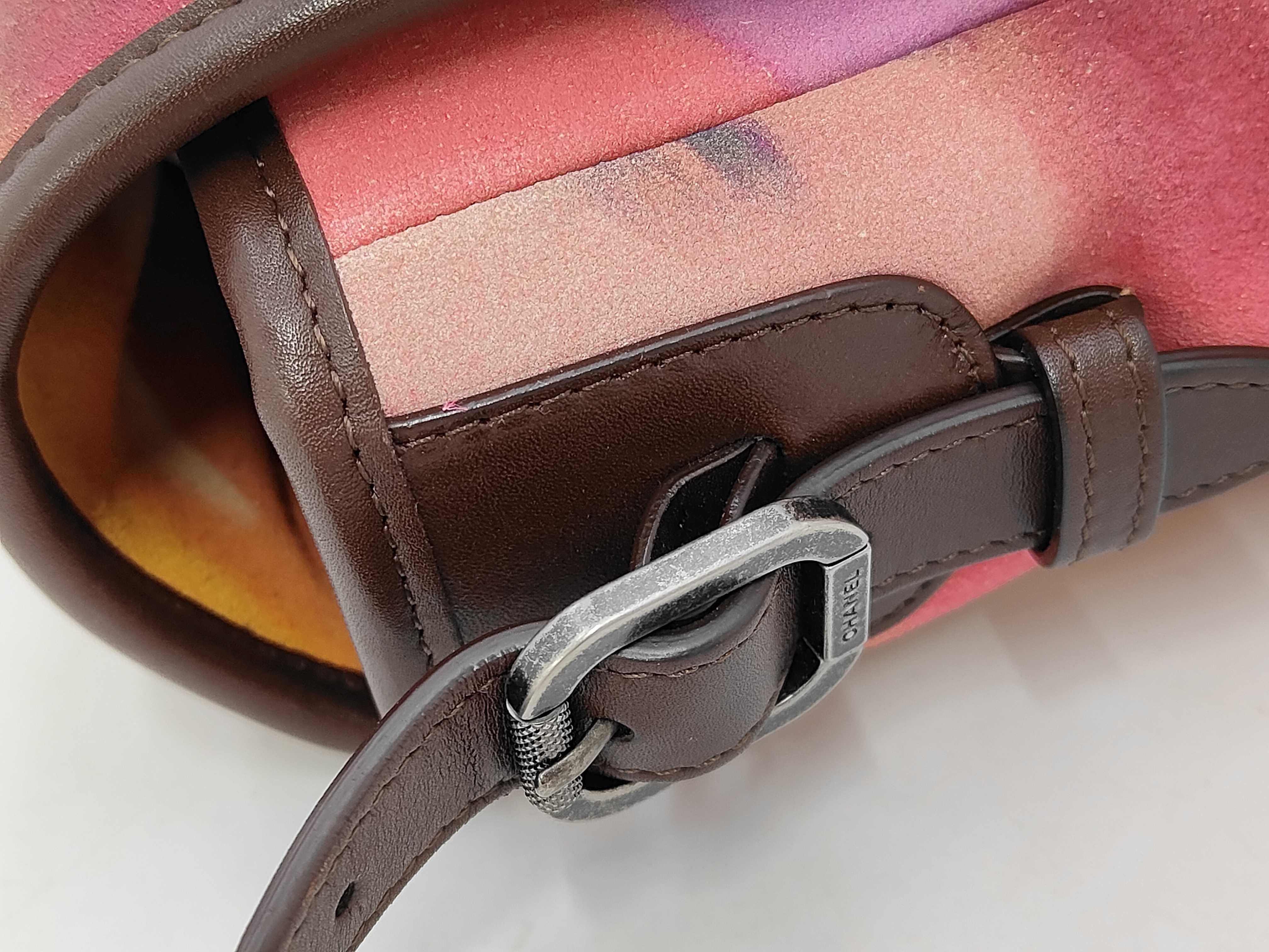 Coco Mark Suede Shoulder Bag Flower Power Multicolor Shoulder Bag — view 5