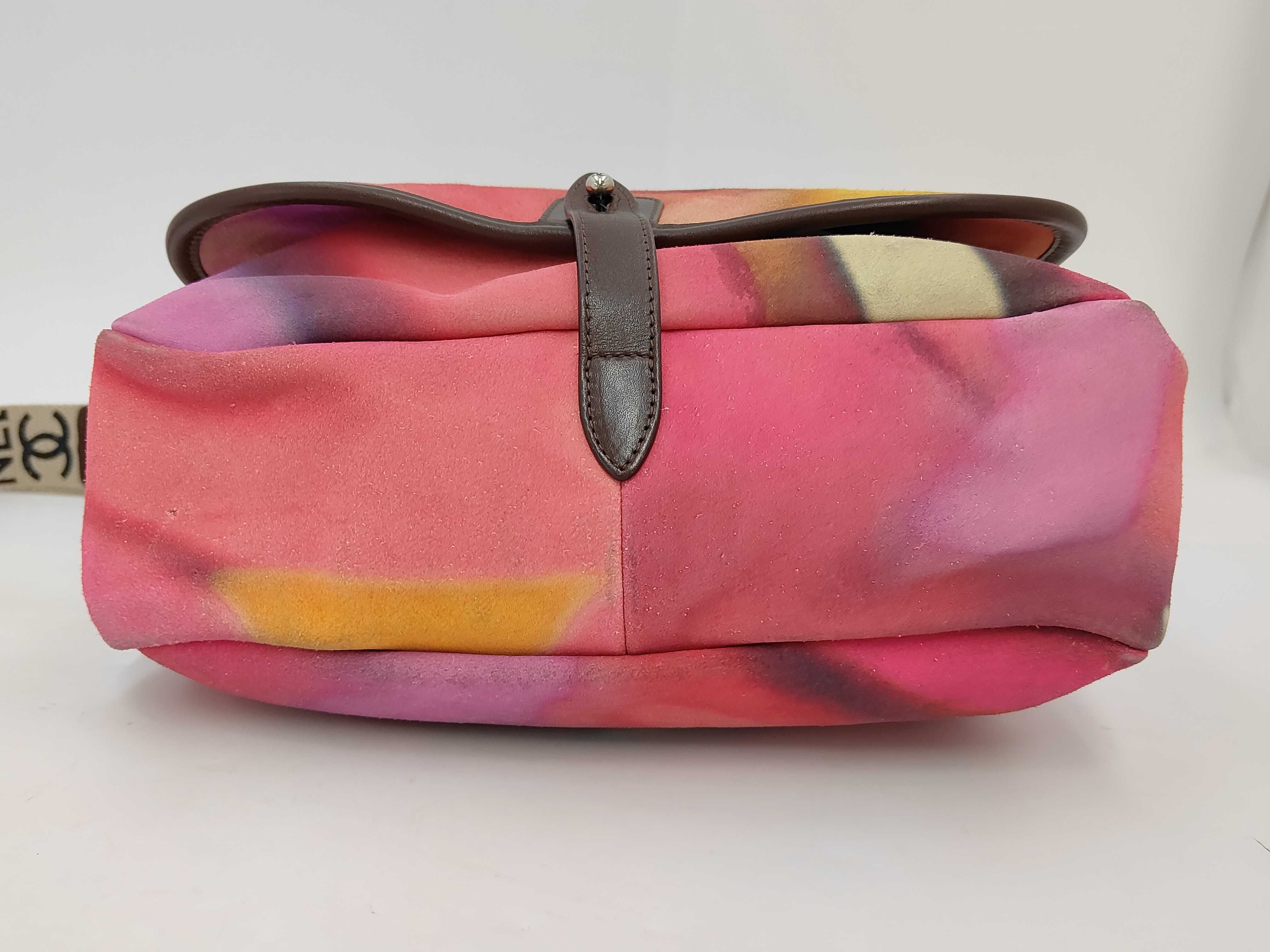 Coco Mark Suede Shoulder Bag Flower Power Multicolor Shoulder Bag — view 7