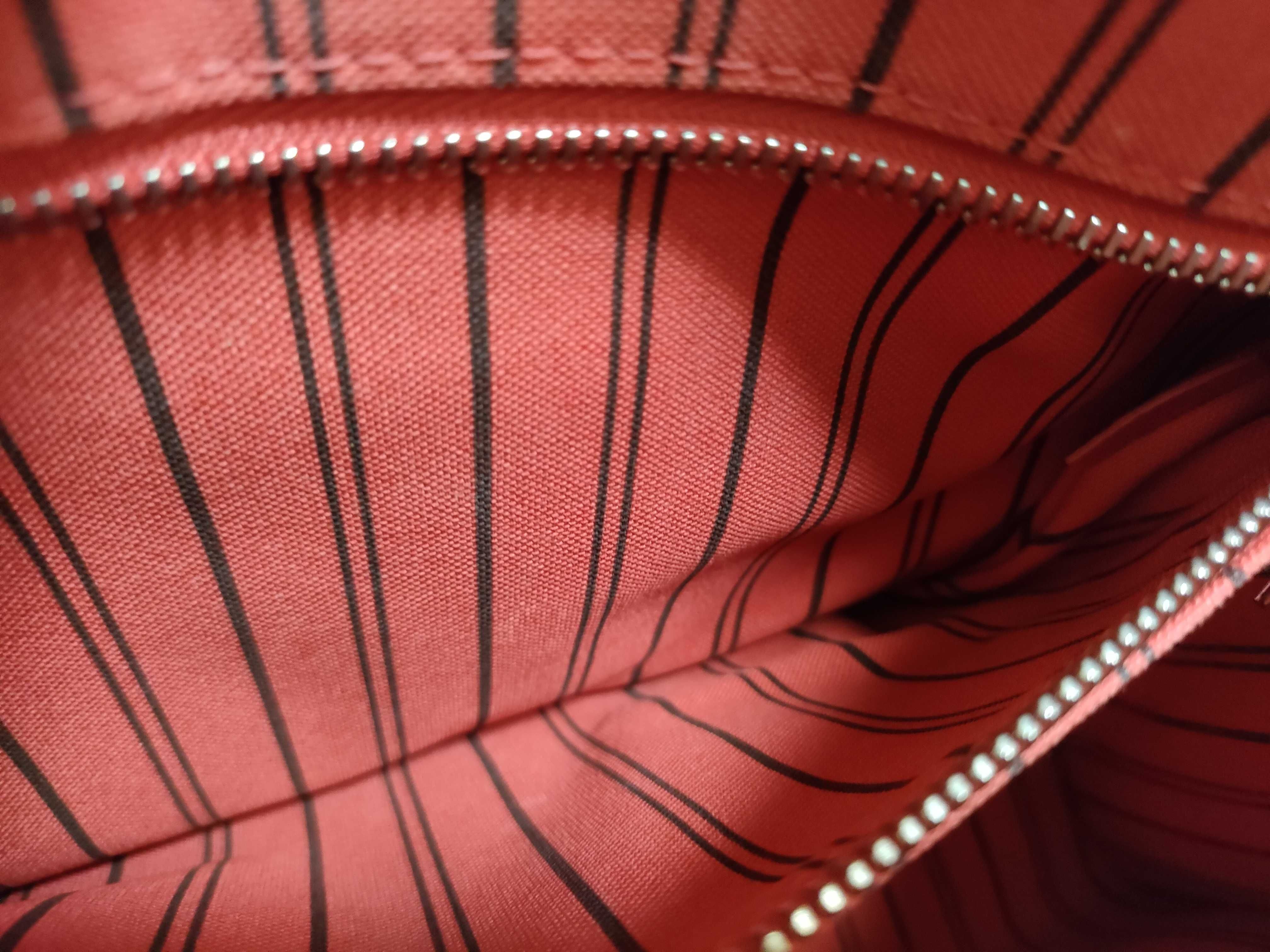 Monogram Empreinte Pont Neuf MM 2-Way Handbag/Shoulder Bag (Red) — view 12