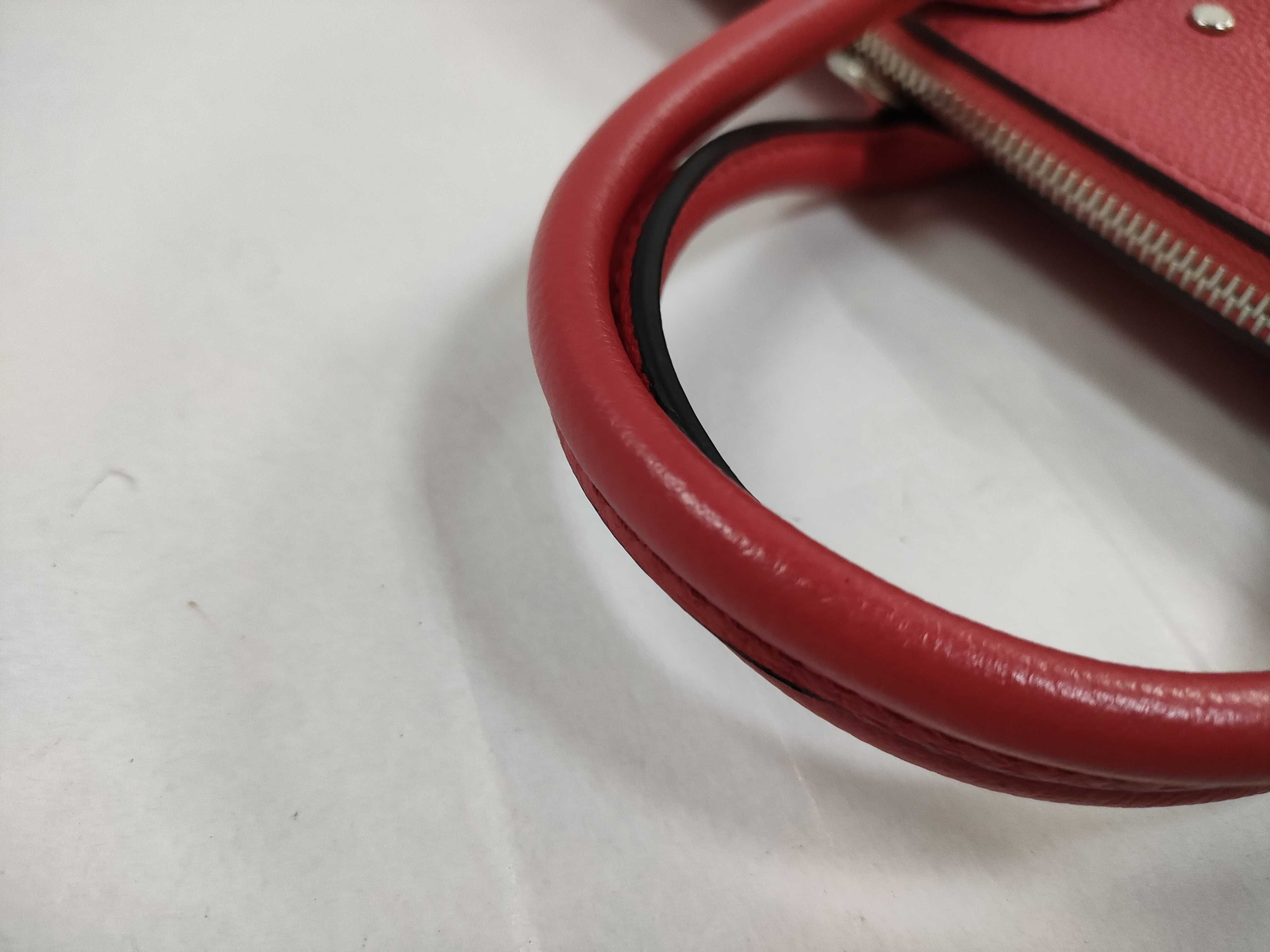 Monogram Empreinte Pont Neuf MM 2-Way Handbag/Shoulder Bag (Red) — view 4