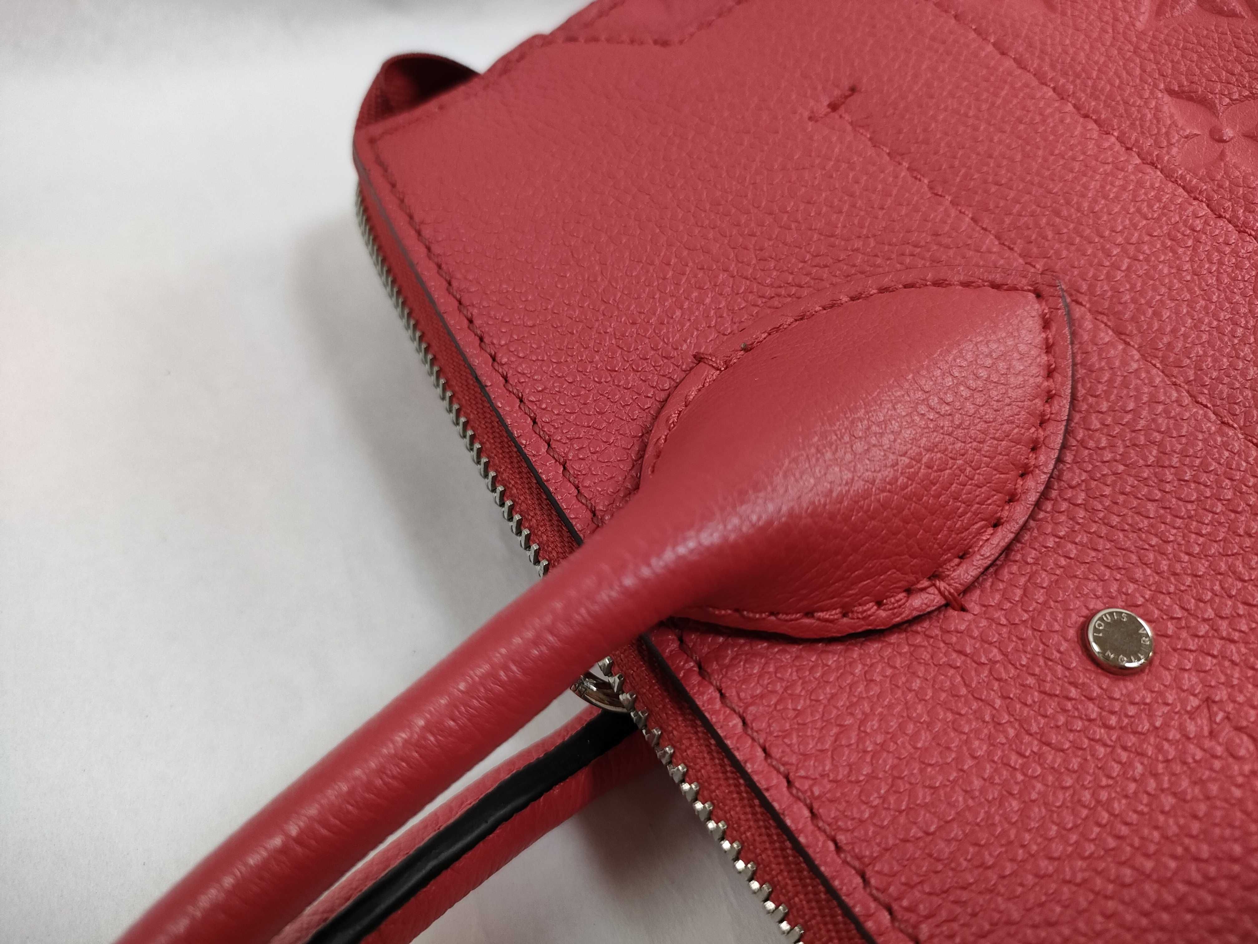 Monogram Empreinte Pont Neuf MM 2-Way Handbag/Shoulder Bag (Red) — view 5