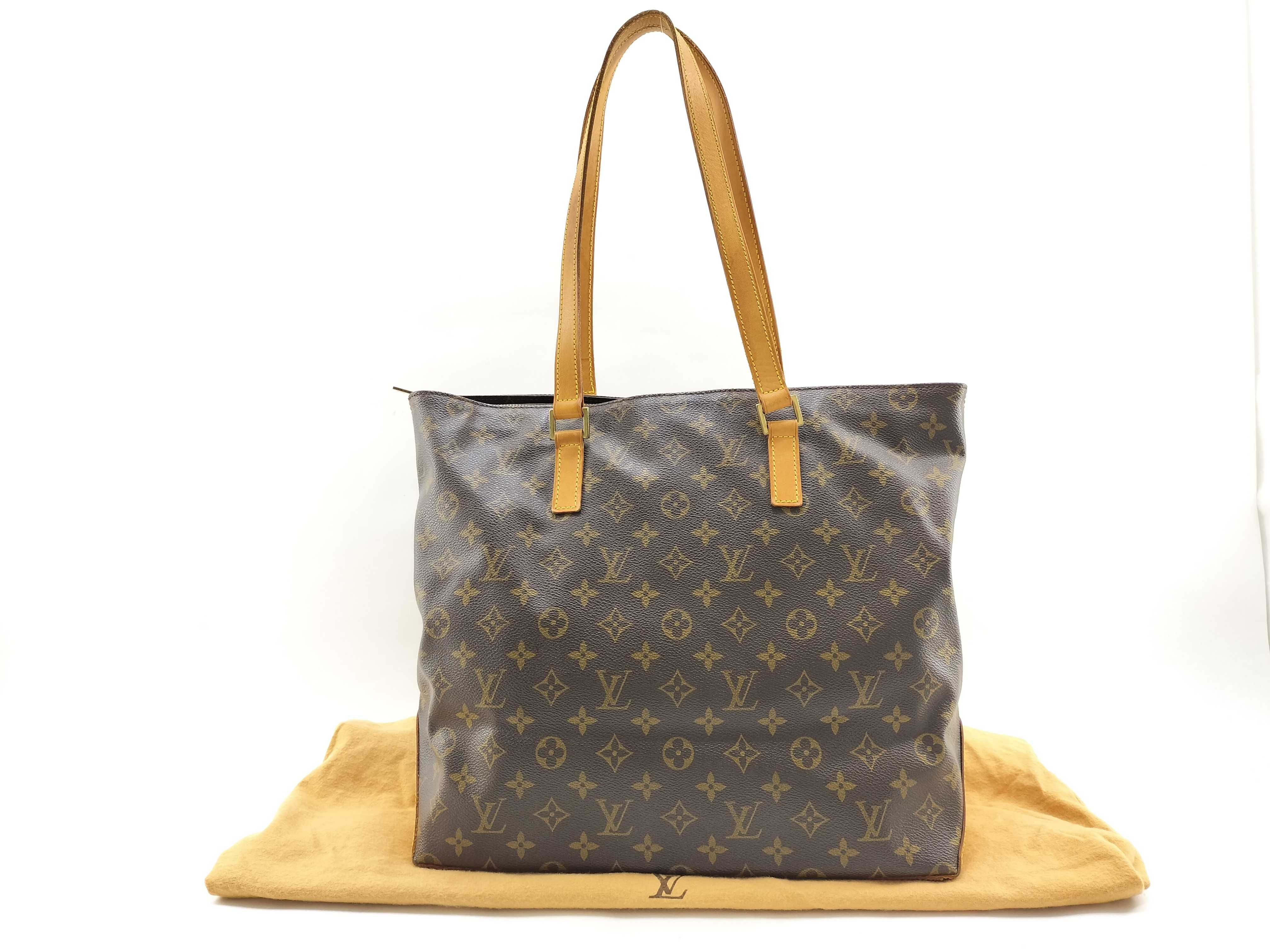 Monogram Cabas Mezzo M51151 TH1011 Brown Tote Bag