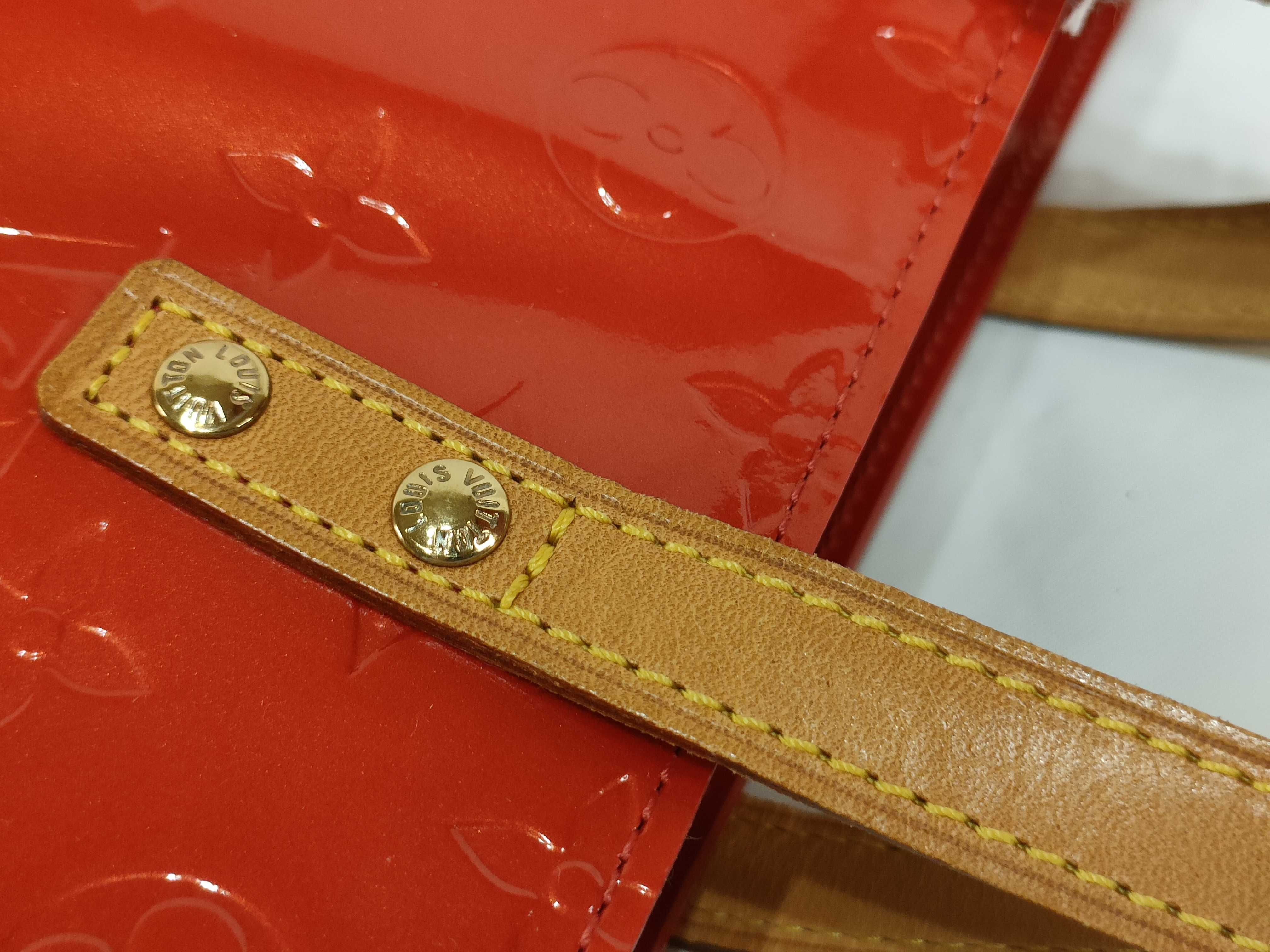 Vernis Monogram Vernis Lead PM Red MI0071 Handbag — view 5