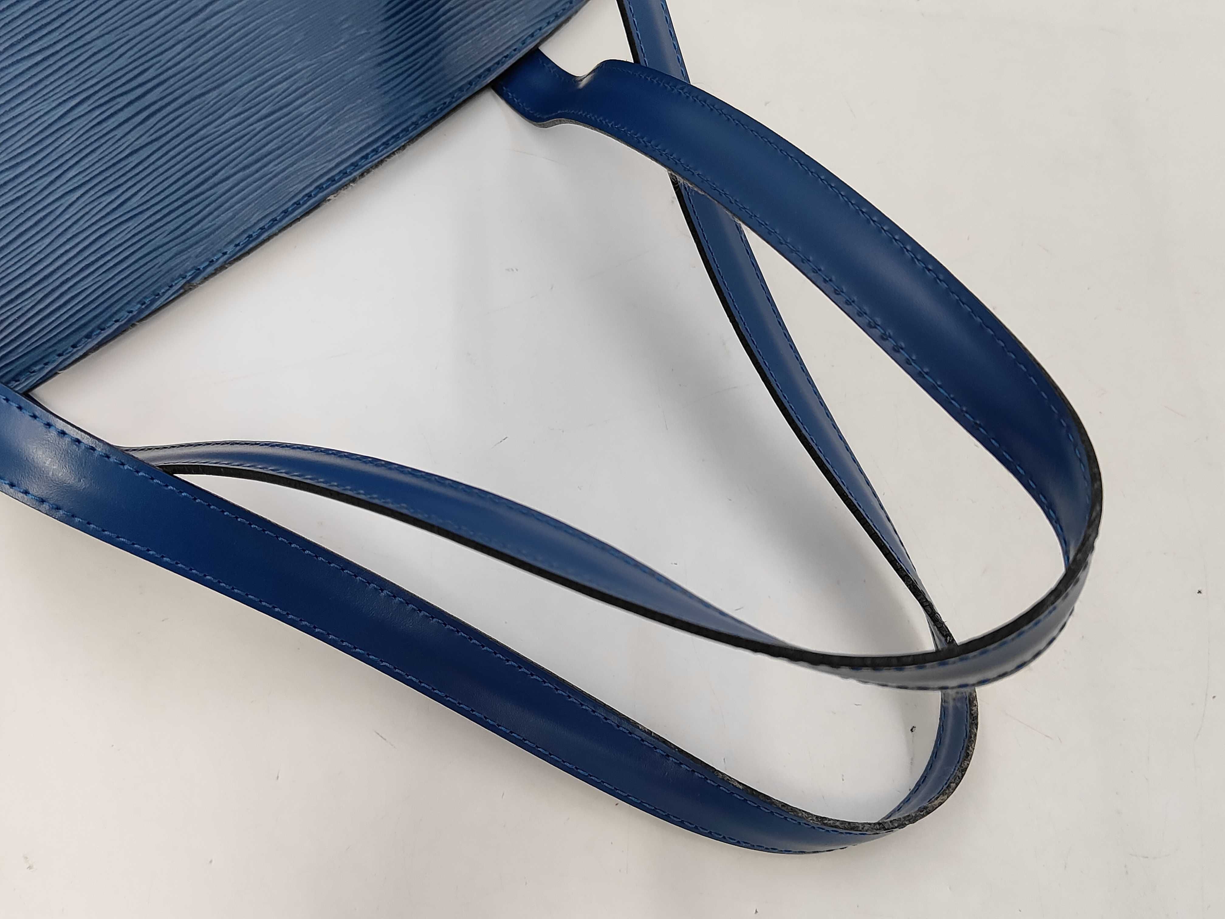 Epi Handbag Blue M52285 Tote Bag — view 5
