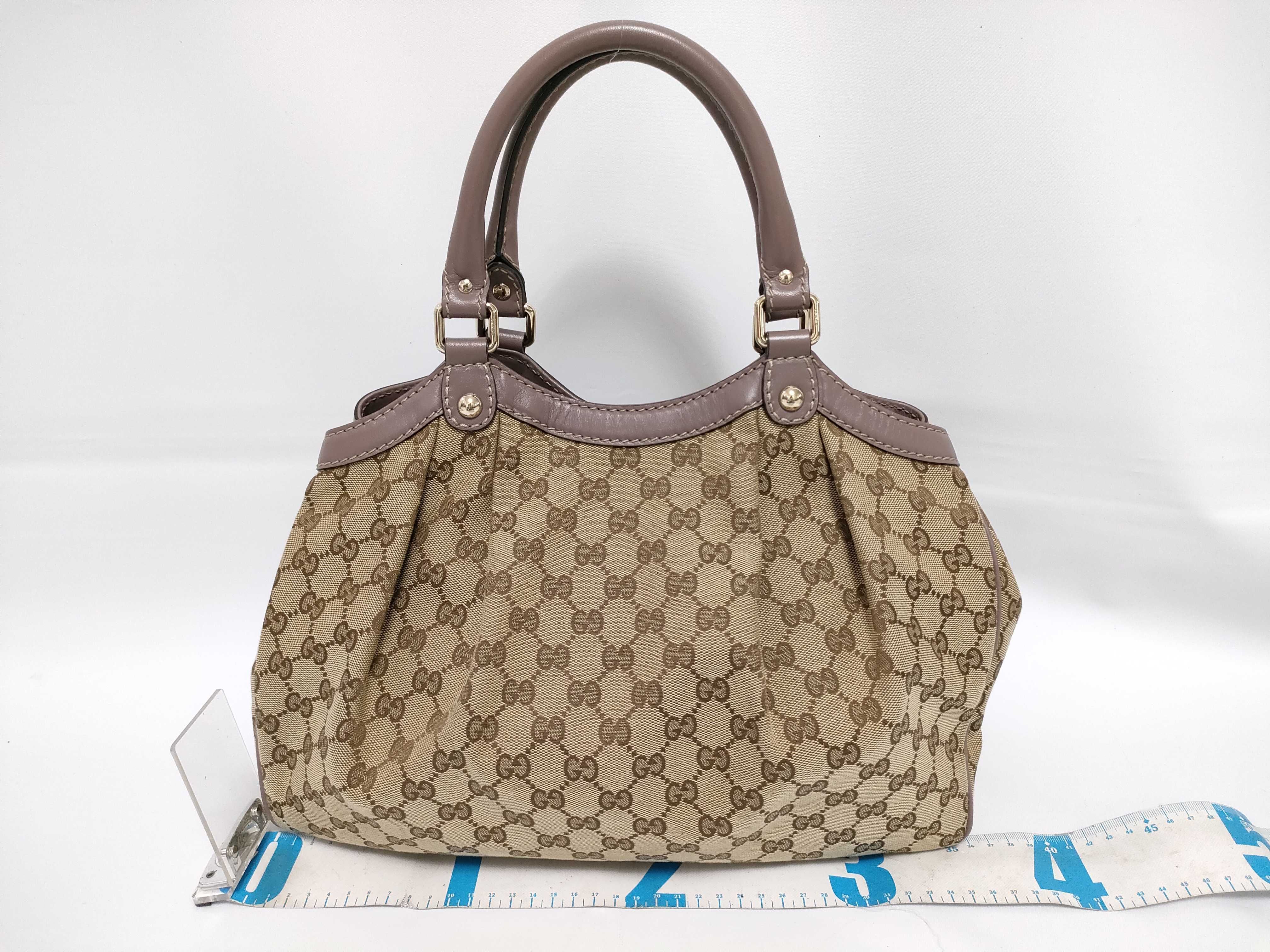 GG Canvas Tote Bag (211944 486628) — view 2