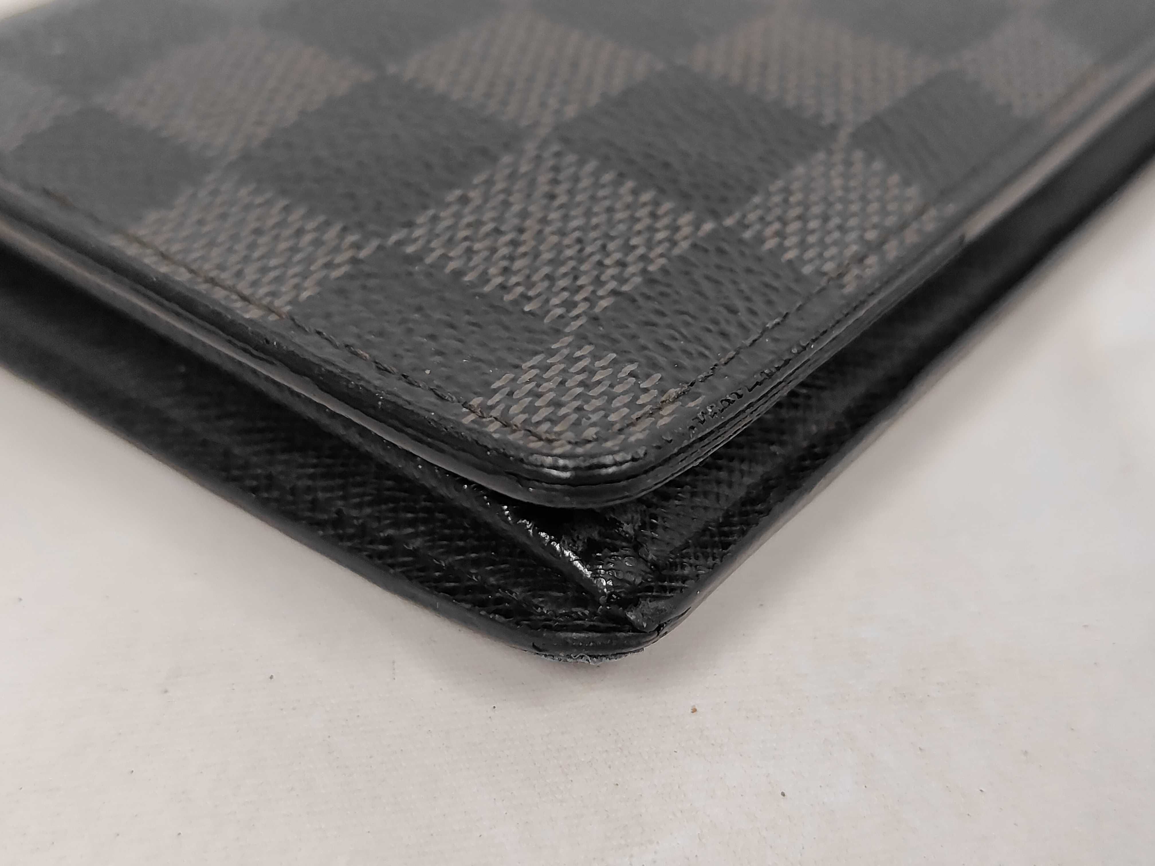 N62665 Damier Graphite Portefeuille Brazza Wallet — view 3