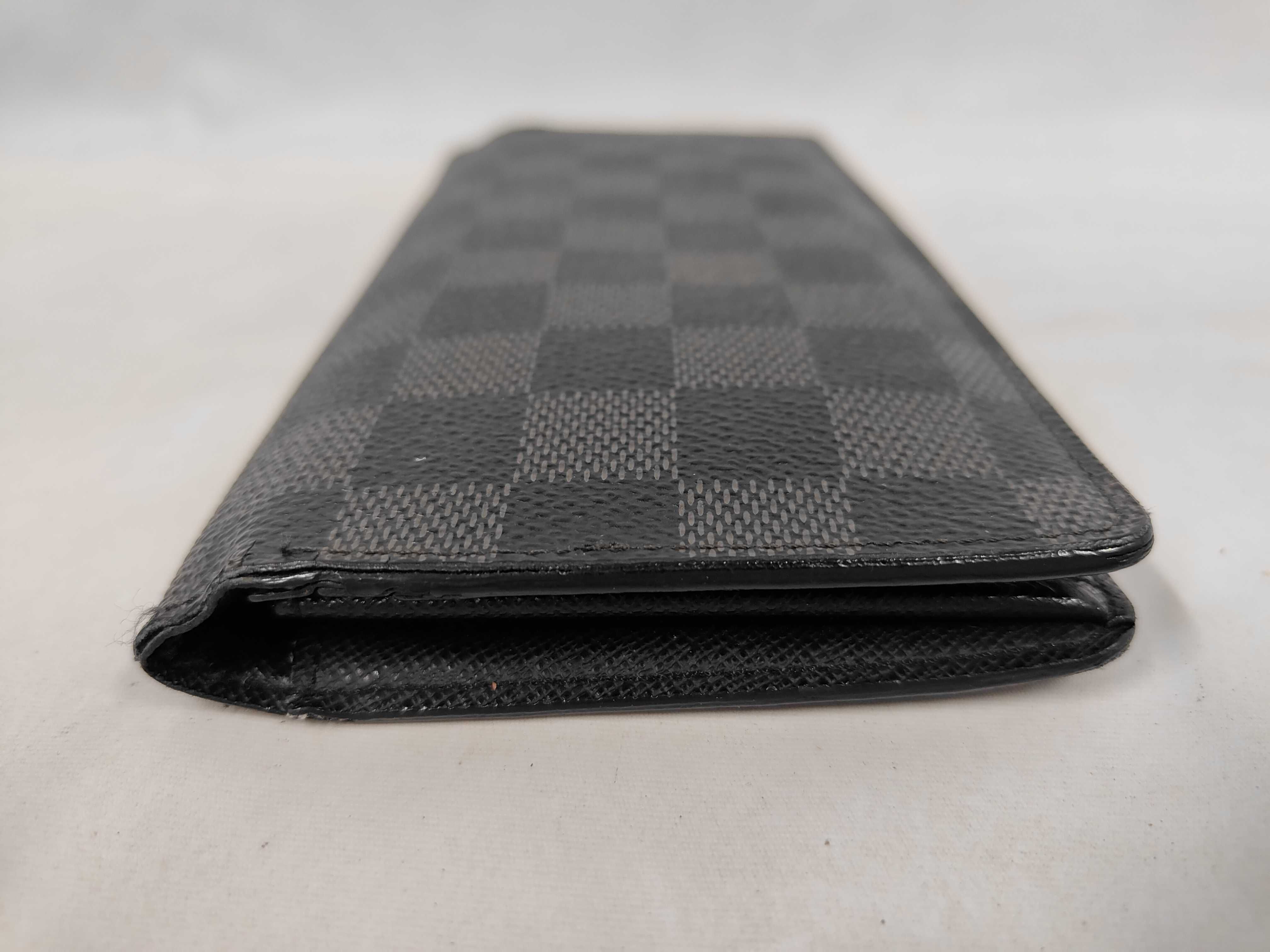 N62665 Damier Graphite Portefeuille Brazza Wallet — view 6