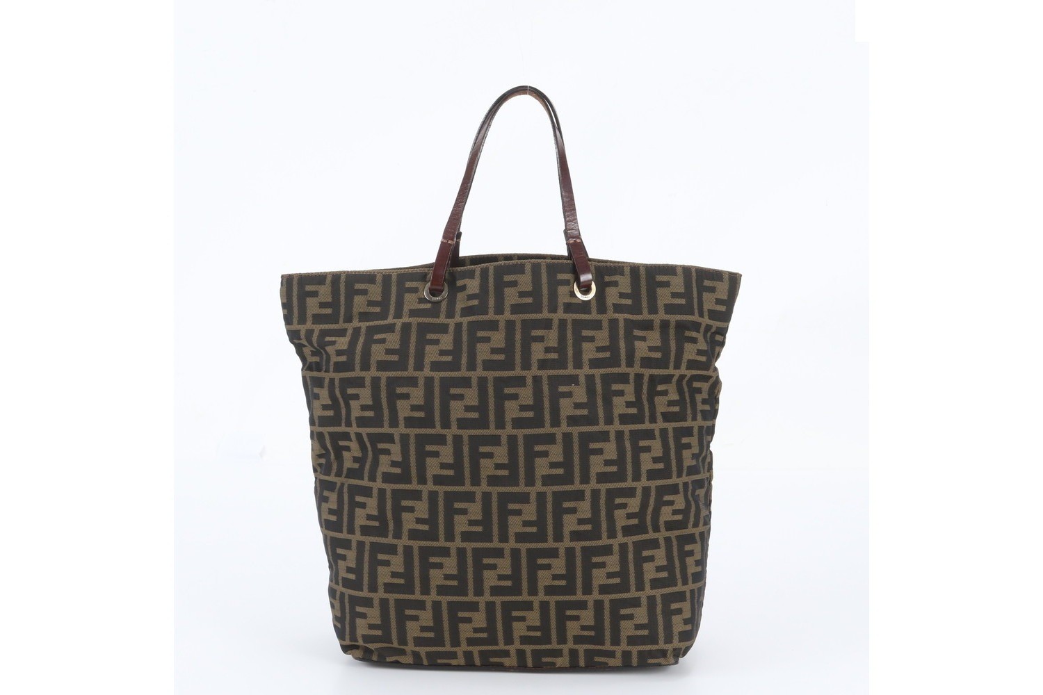 FF Zucca 26598 Leather Tote Bag, Shoulder Bag — view 3