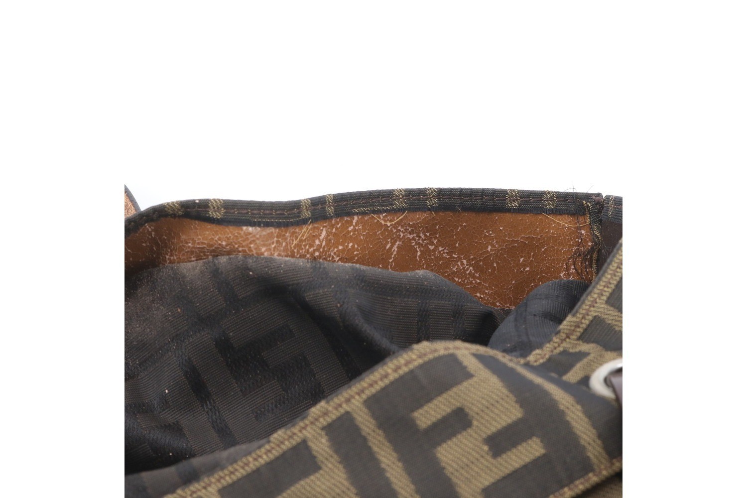 FF Zucca 26598 Leather Tote Bag, Shoulder Bag — view 10