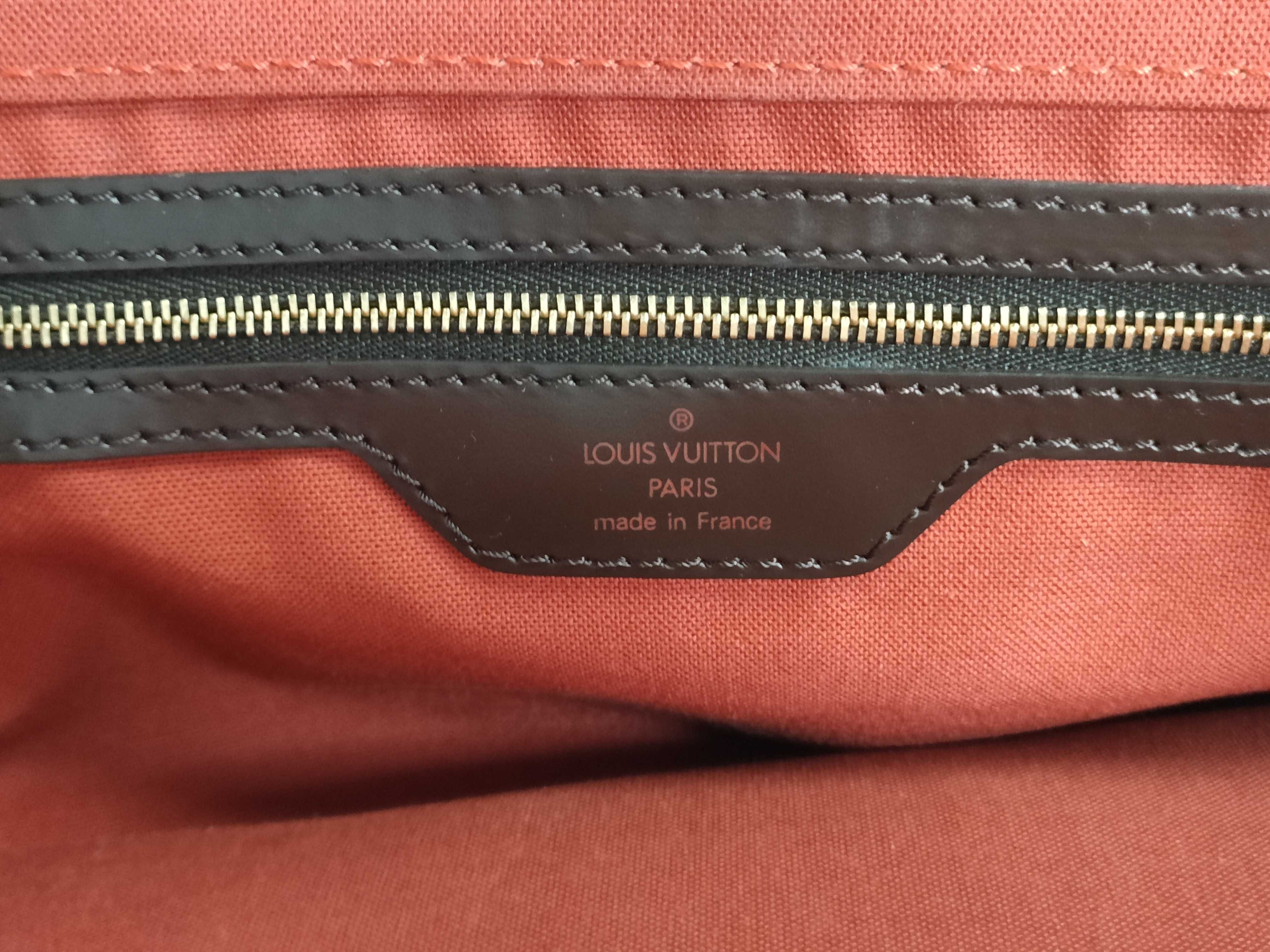 Damier Greenwich PM N41165 AR1002 Brown Tote Bag — view 12