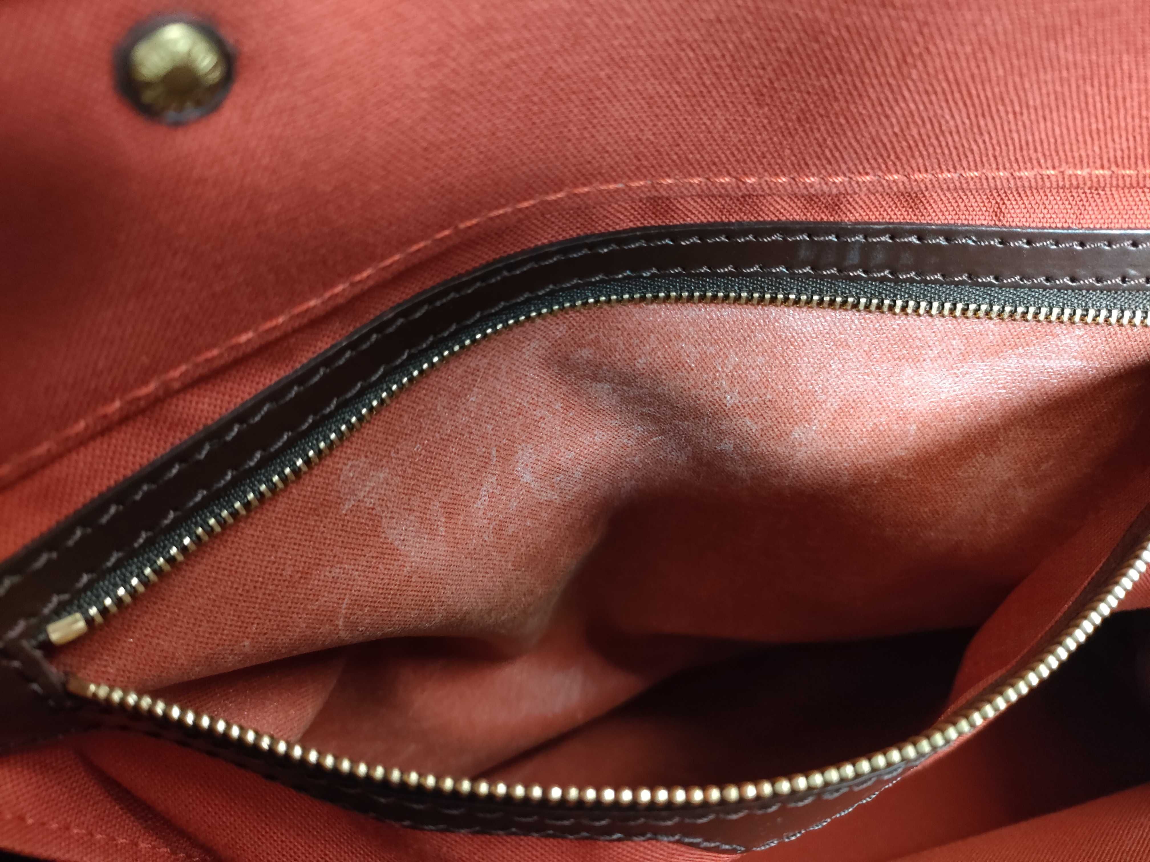 Damier Greenwich PM N41165 AR1002 Brown Tote Bag — view 14