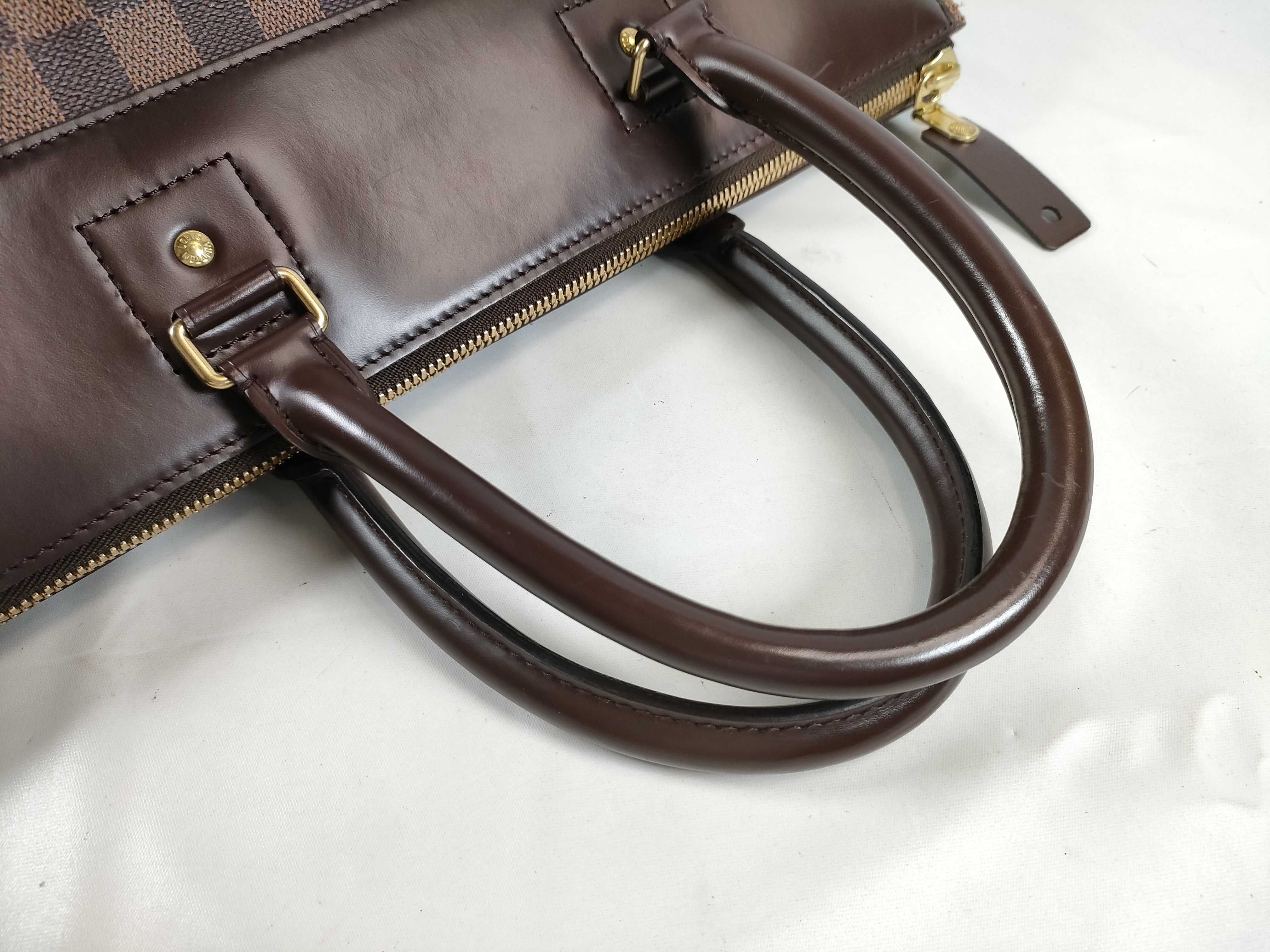 Damier Greenwich PM N41165 AR1002 Brown Tote Bag — view 3