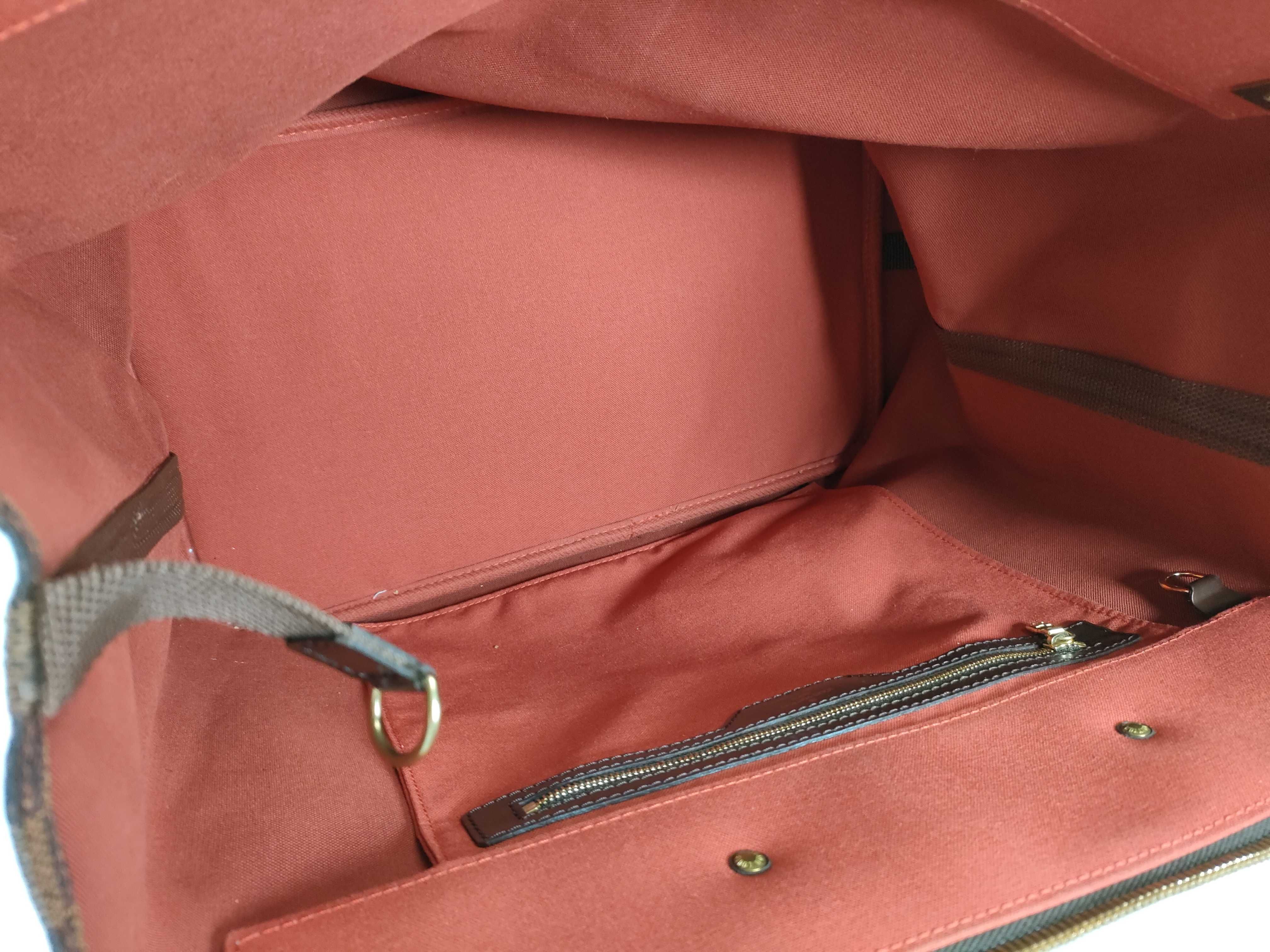 Damier Greenwich PM N41165 AR1002 Brown Tote Bag — view 10