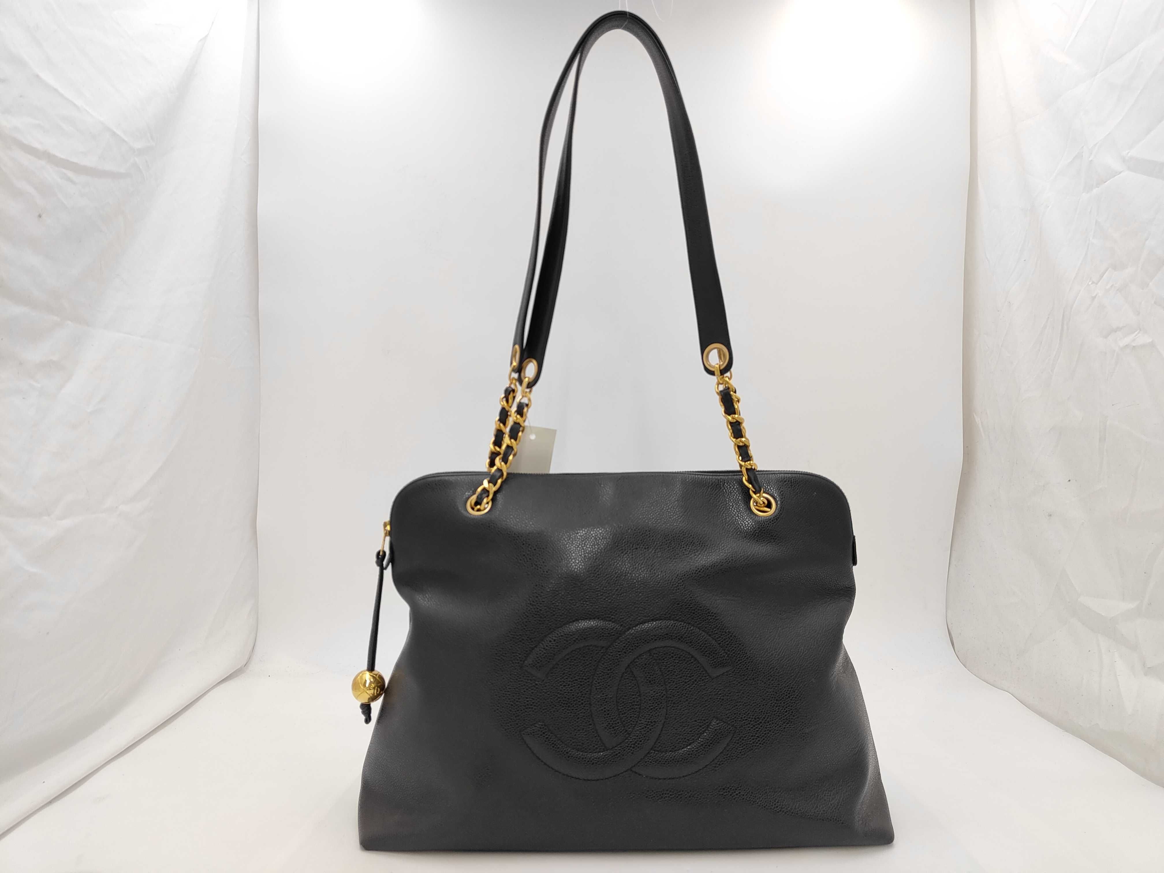 Caviar Skin Coco Ball Shoulder Bag