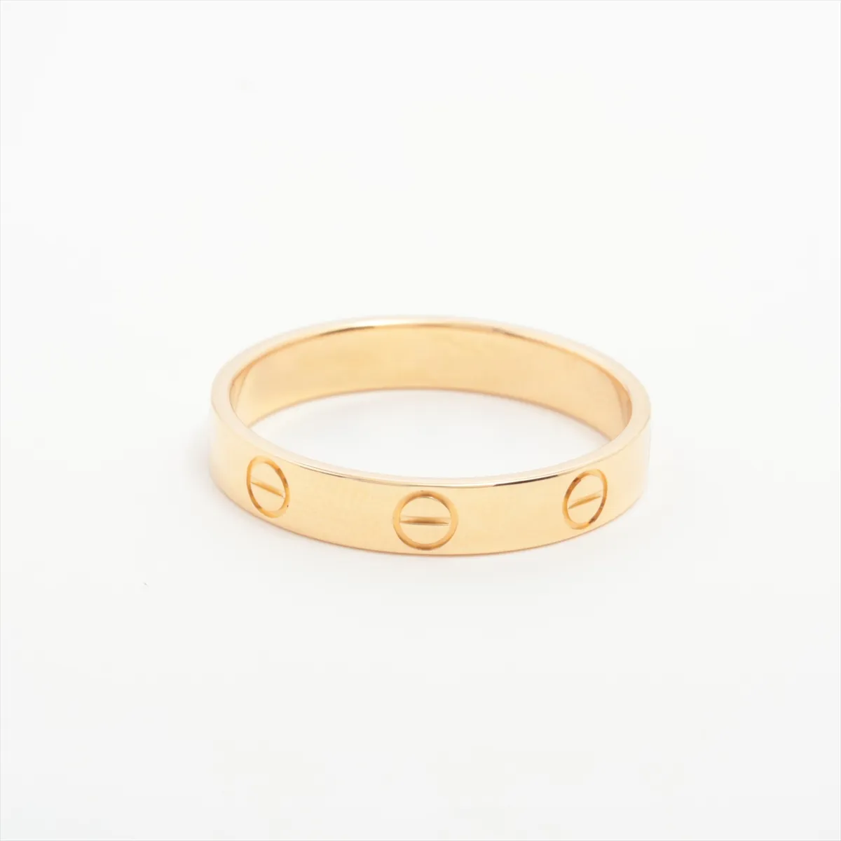Mini Love Ring 750(YG) 3.3g 57 EIK8001 Some motif distortion — view 2