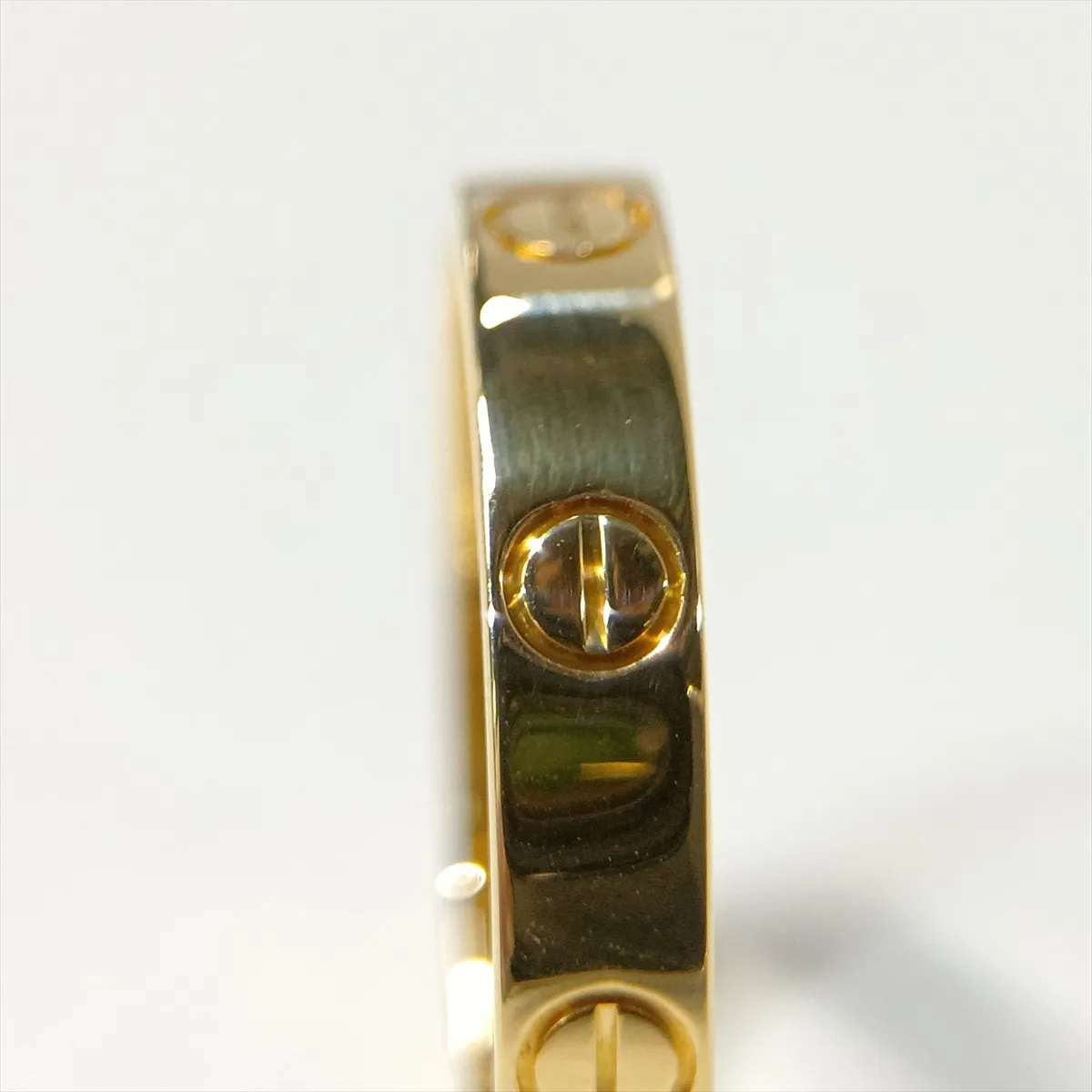 Mini Love Ring 750(YG) 3.3g 57 EIK8001 Some motif distortion — view 4