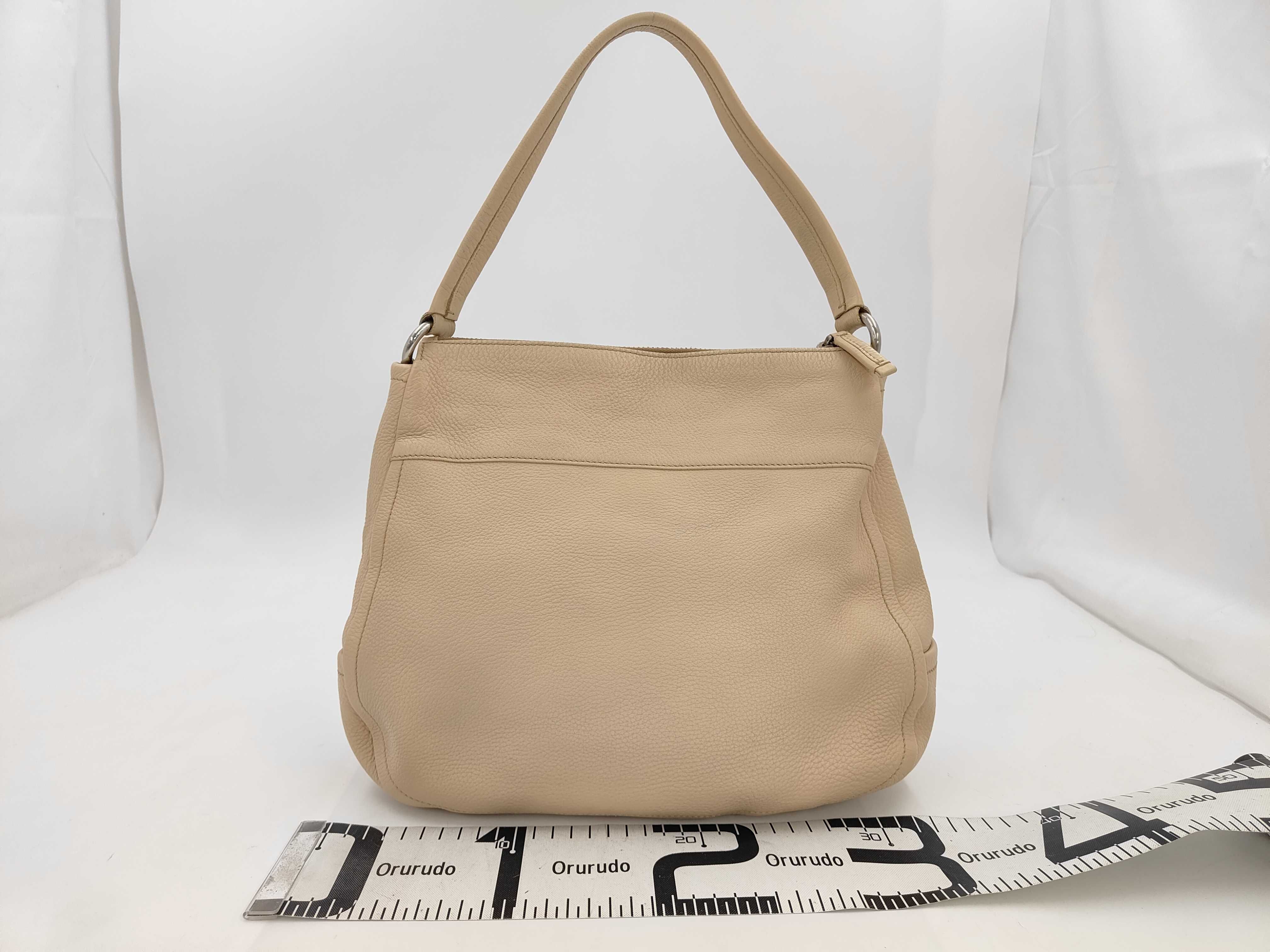 Vitello Daino Buckle Zip Shoulder Bag (Handbag) — view 2