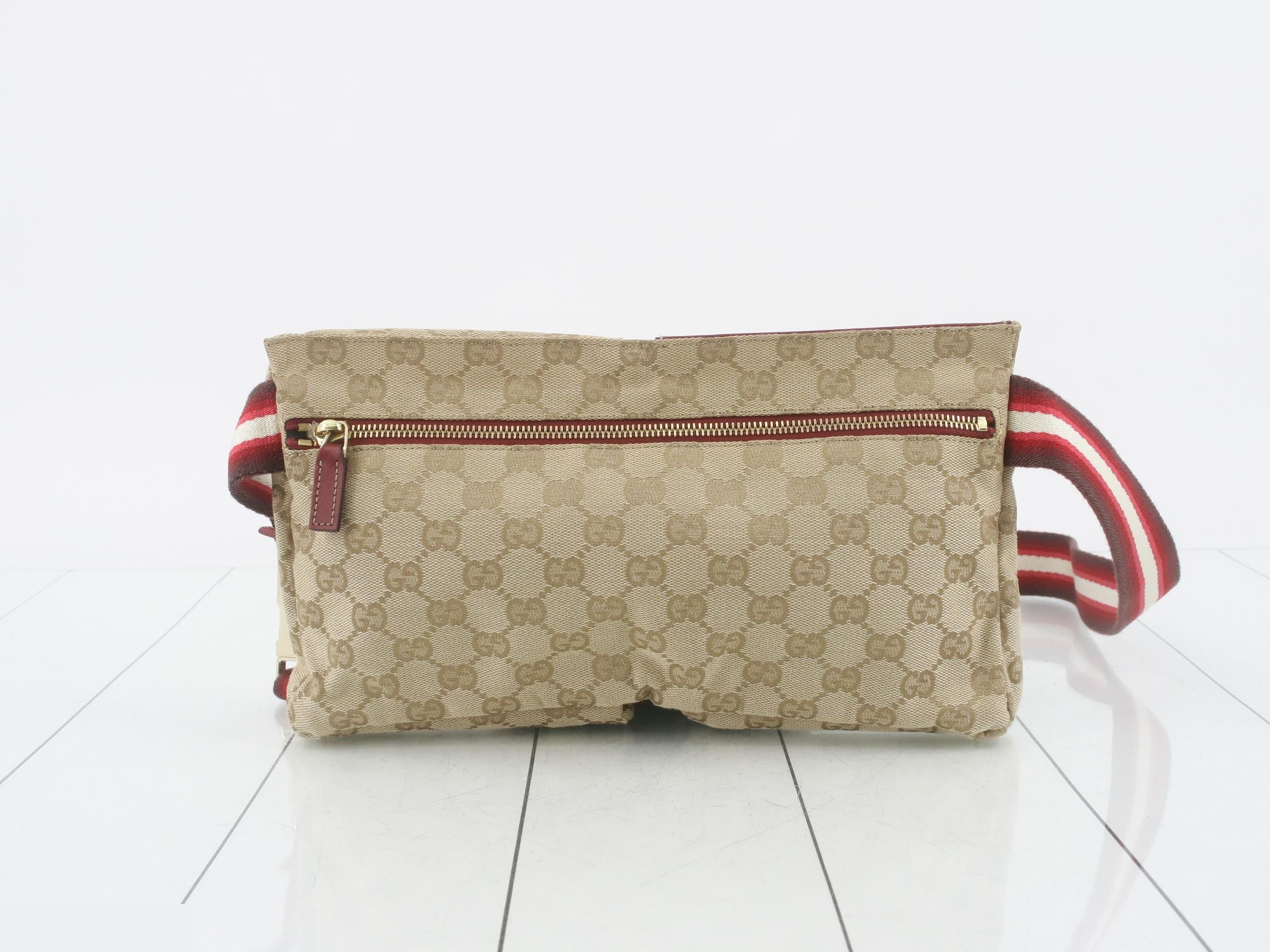 GG Canvas (Bag) - Waist Bag - Bordeaux — view 2