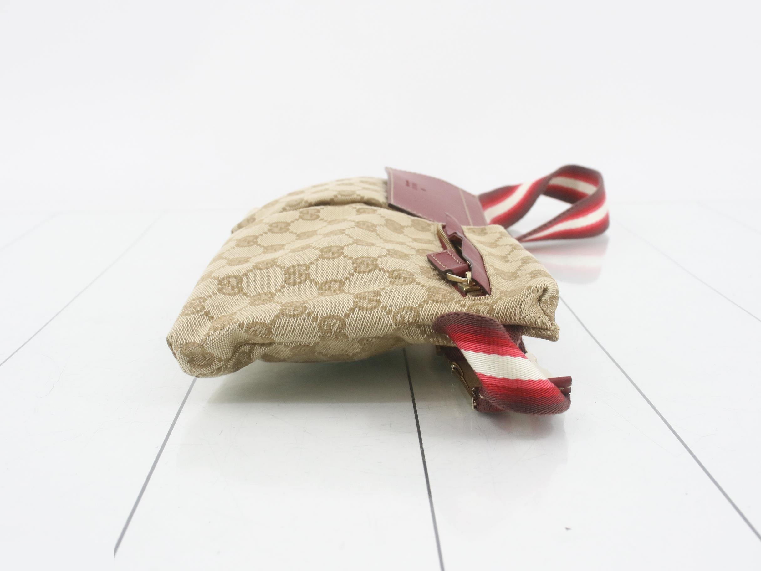 GG Canvas (Bag) - Waist Bag - Bordeaux — view 3