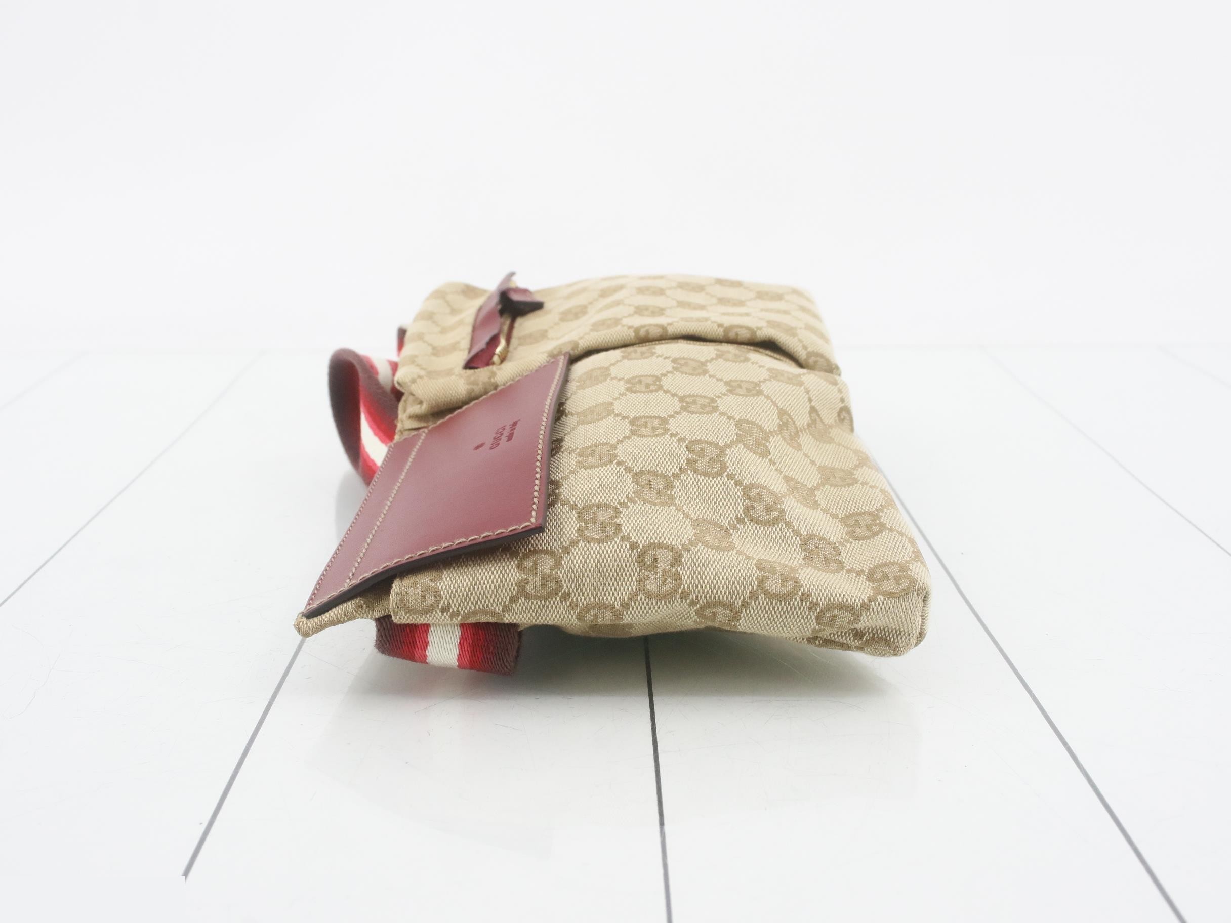 GG Canvas (Bag) - Waist Bag - Bordeaux — view 4