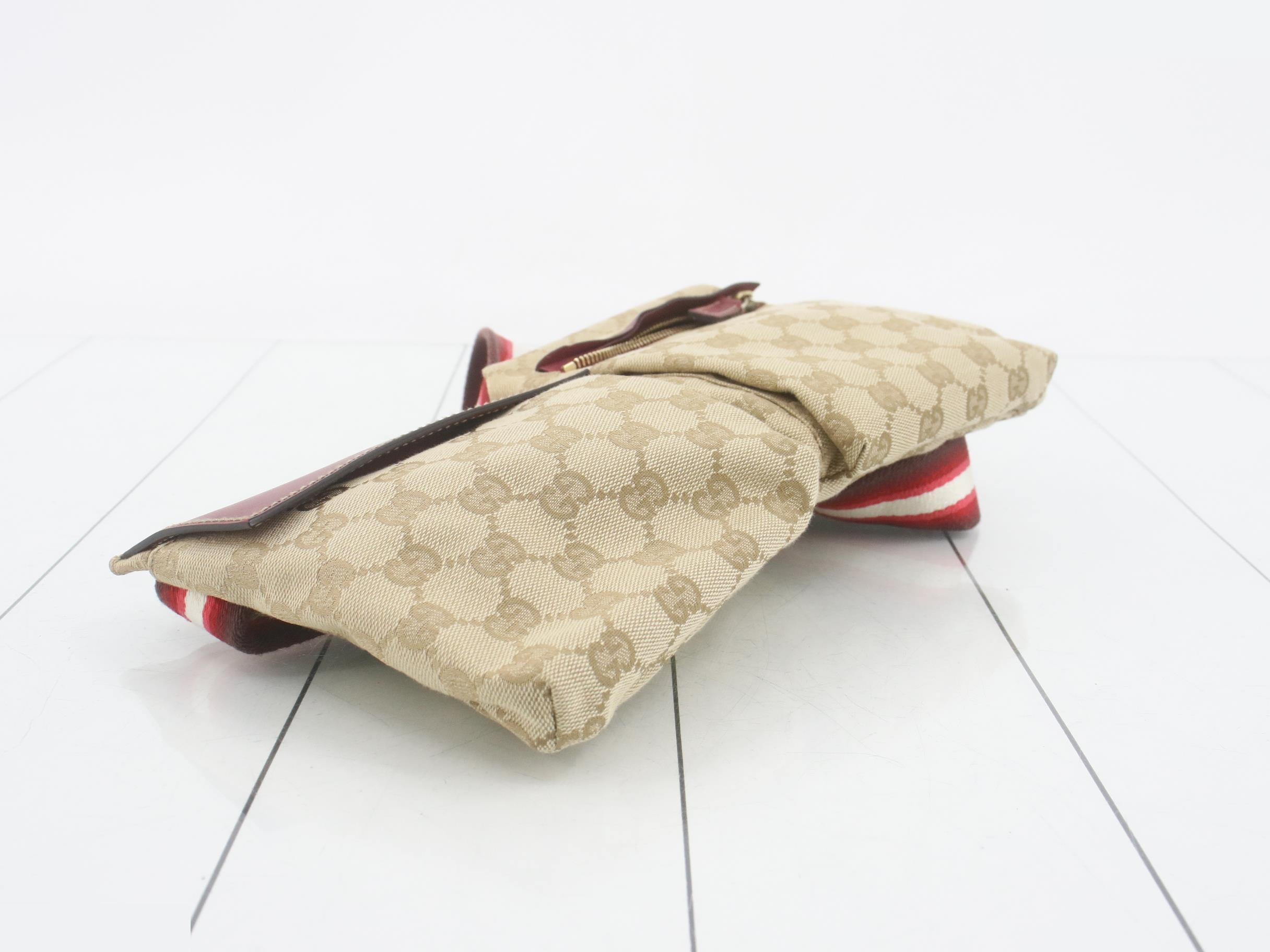 GG Canvas (Bag) - Waist Bag - Bordeaux — view 5