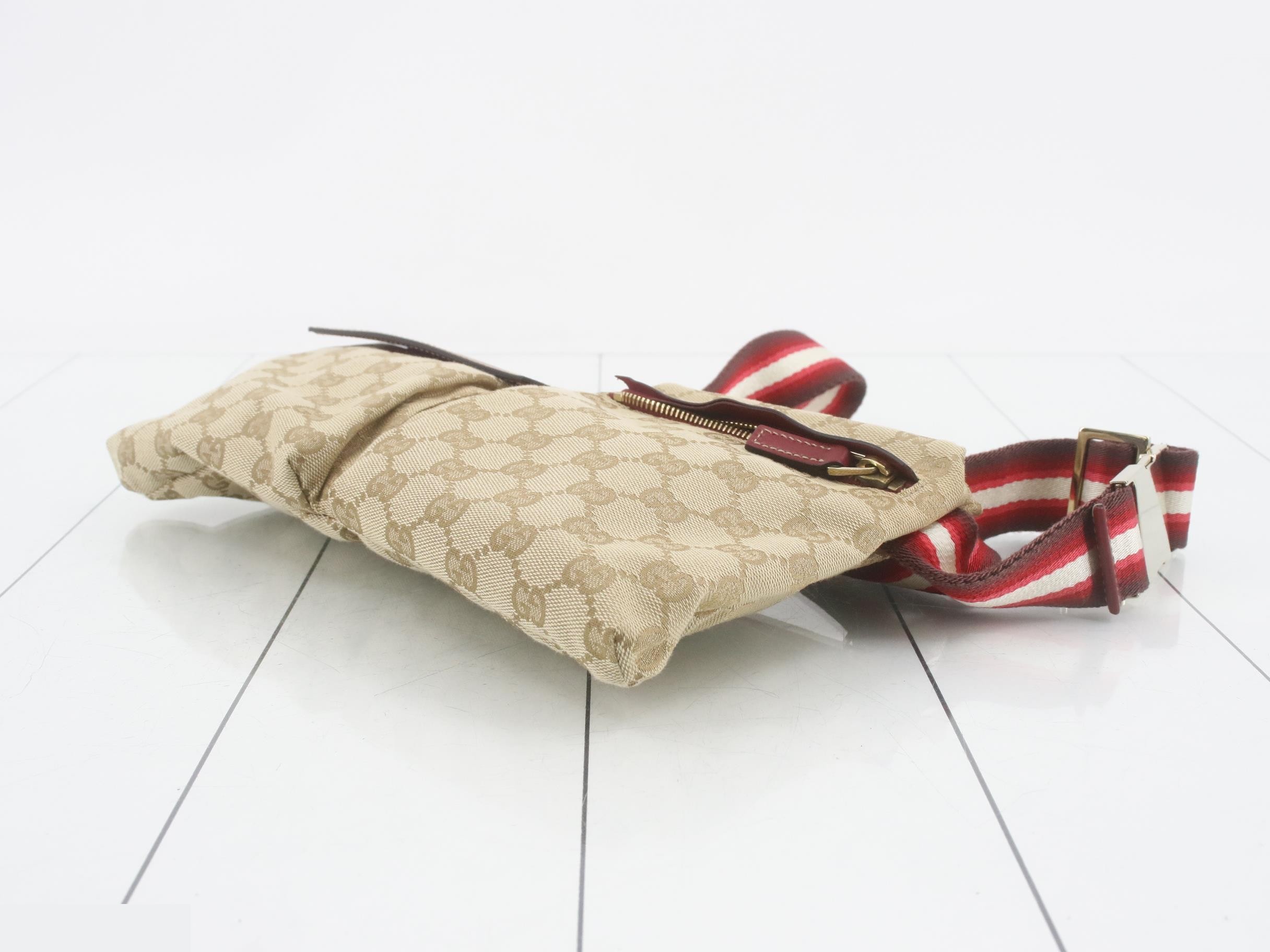 GG Canvas (Bag) - Waist Bag - Bordeaux — view 6