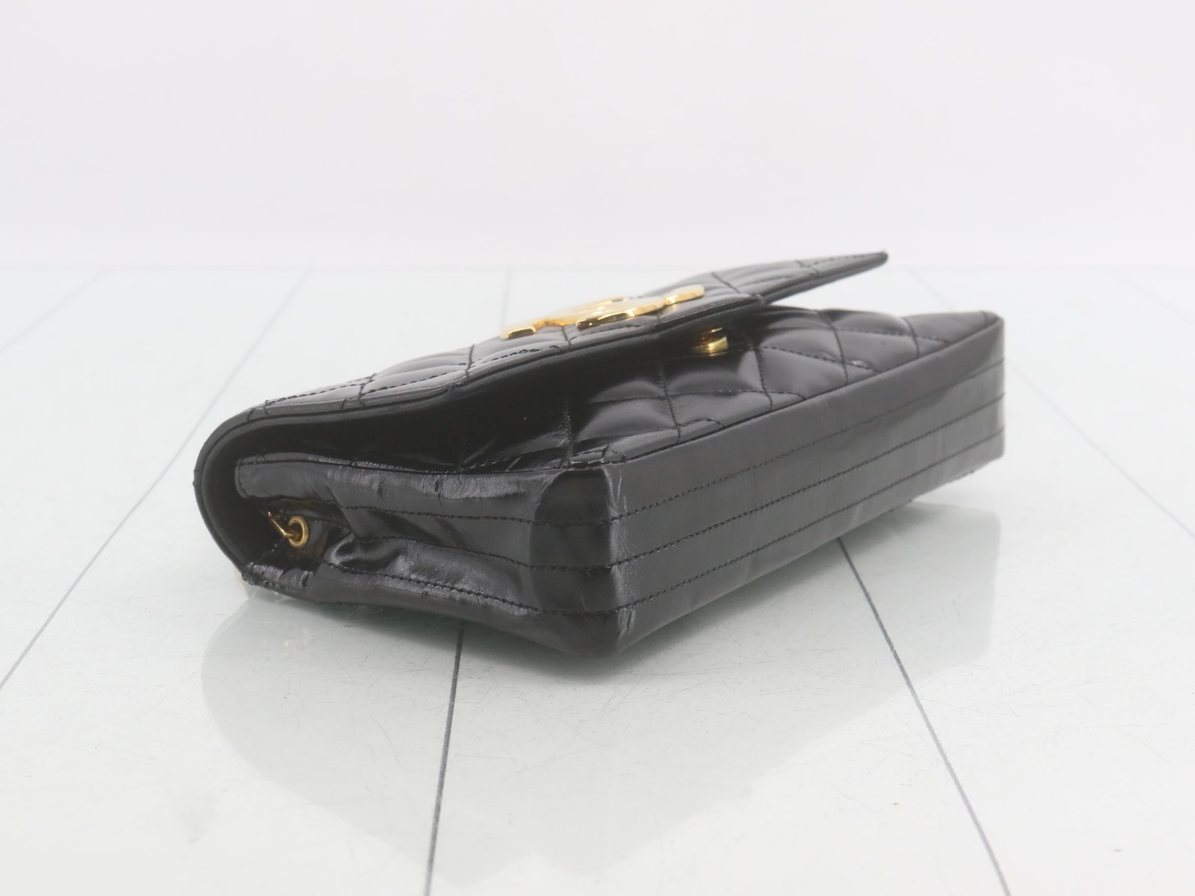 Matelassé Chain Shoulder Bag — view 5