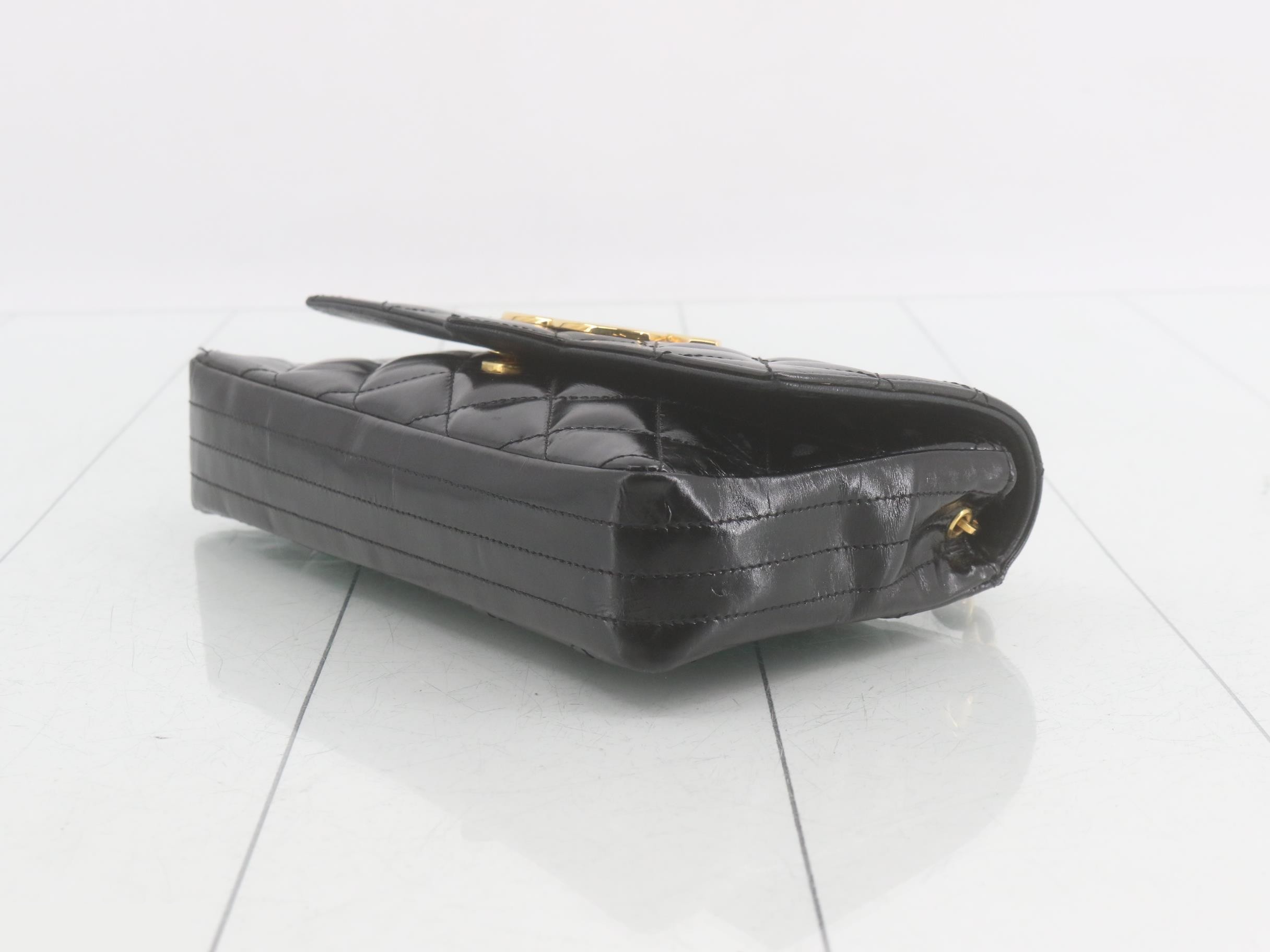 Matelassé Chain Shoulder Bag — view 6