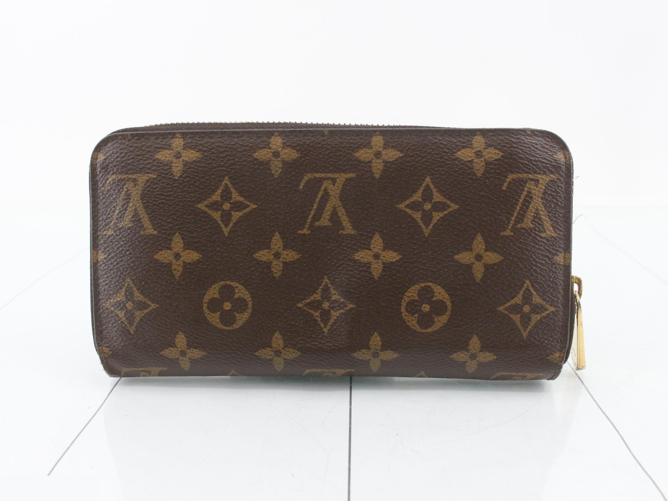 LV gold metal fittings zippy wallet — view 2