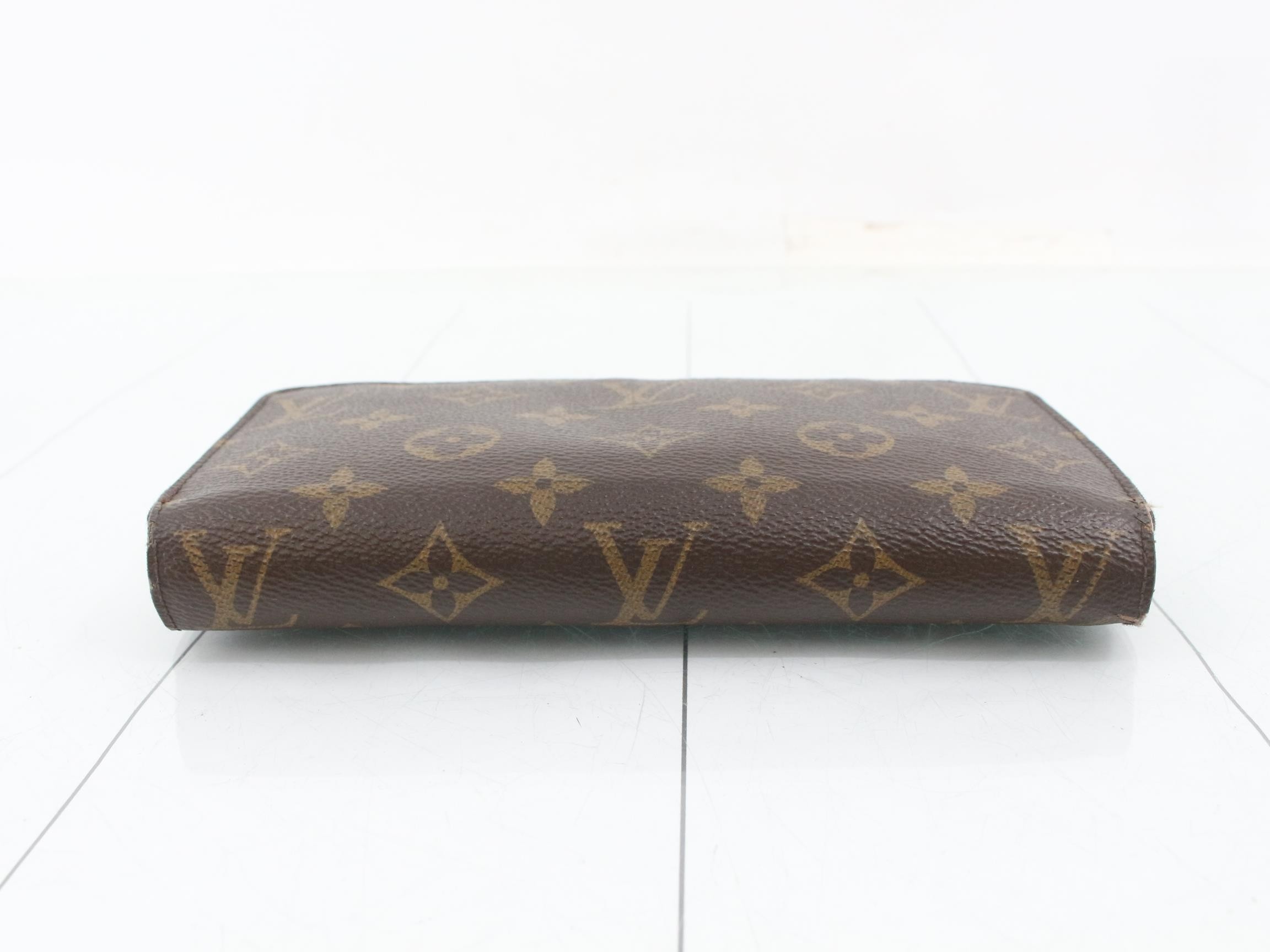 LV gold metal fittings zippy wallet — view 3