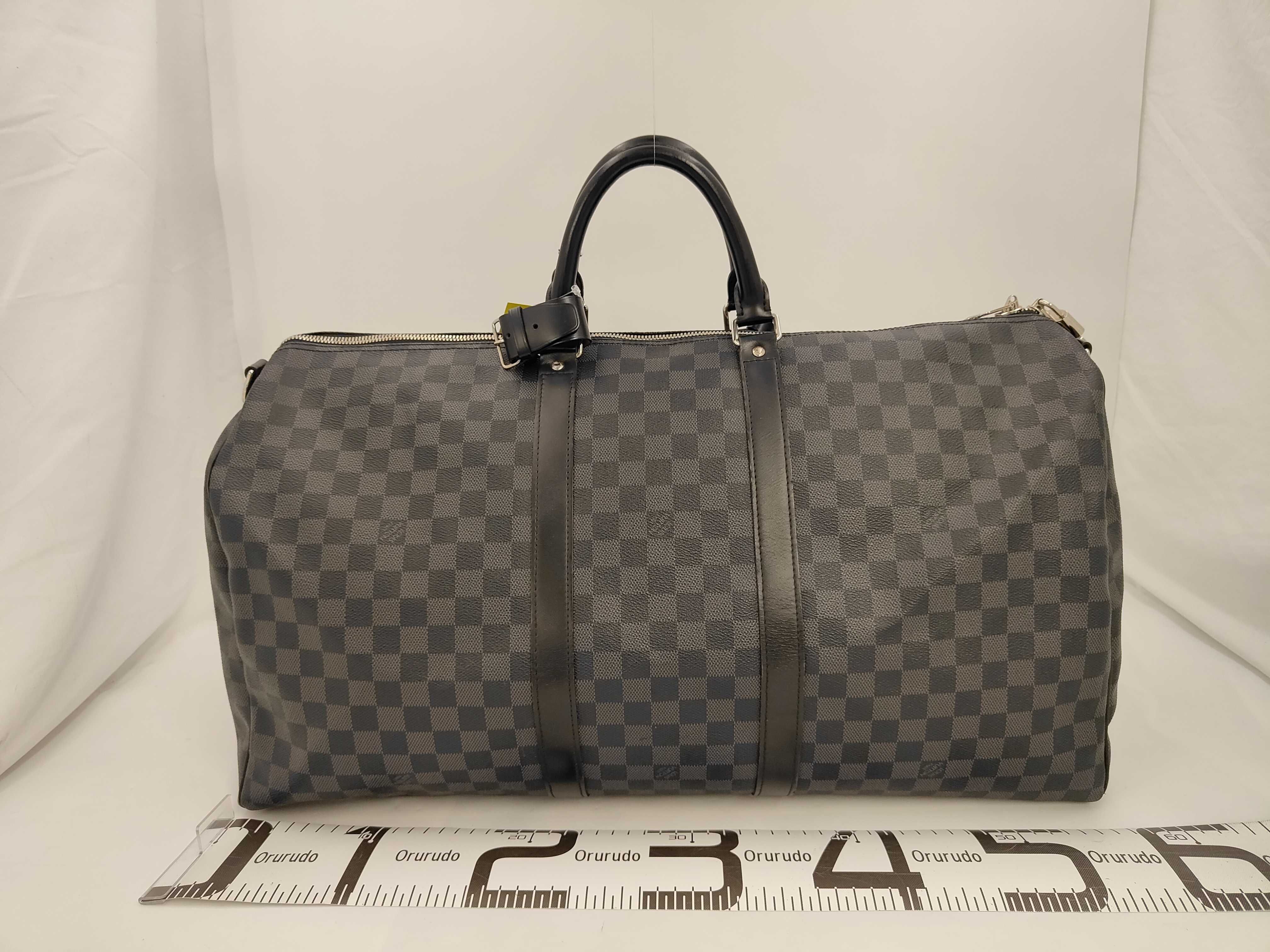 Damier Graphite Keepall Bandoulière 55 Boston Bag — view 2