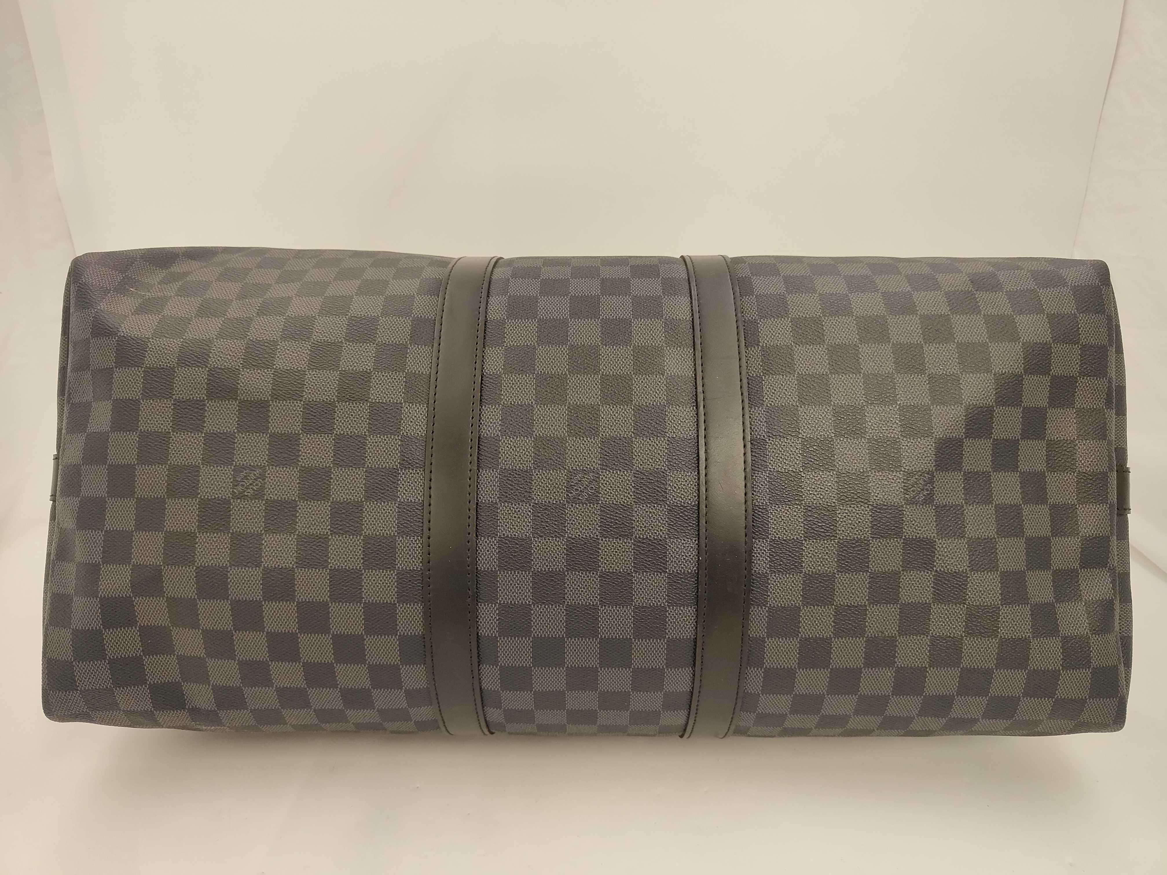 Damier Graphite Keepall Bandoulière 55 Boston Bag — view 7